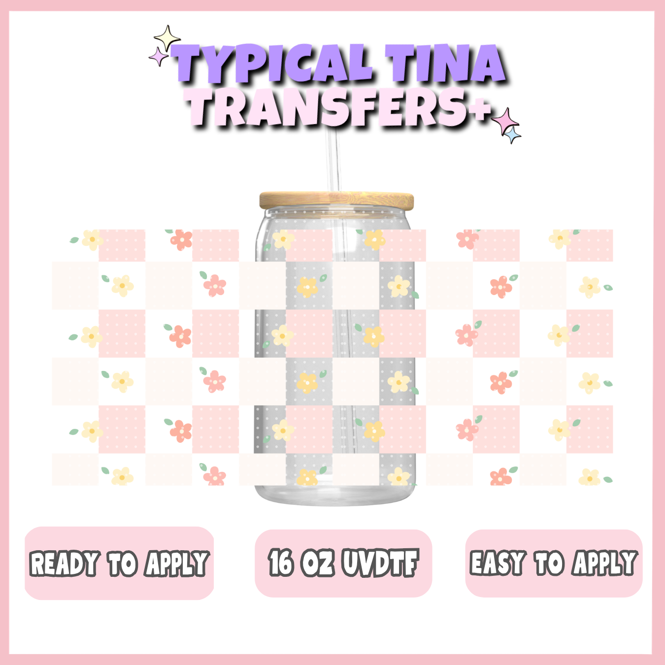 UVDTF #12061 | 16oz UVDTF Wrap | POD