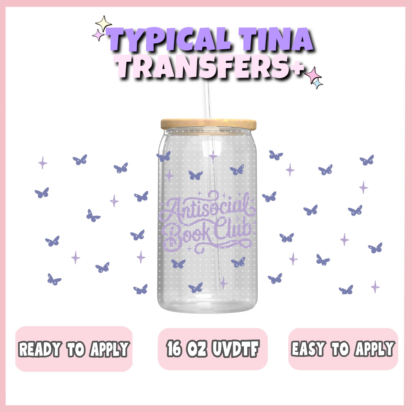 UVDTF #12082 | 16oz UVDTF Wrap | POD