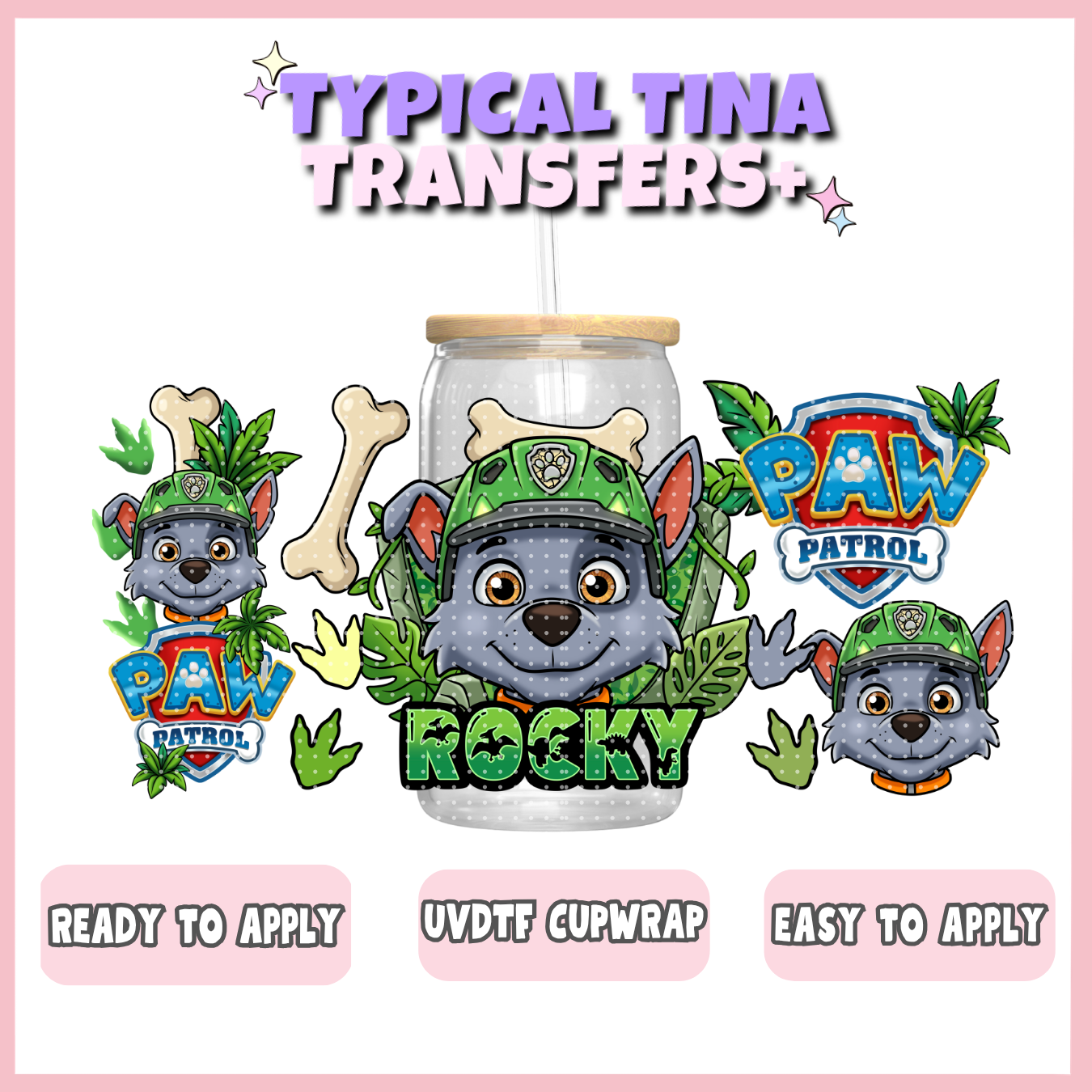 UVDTF #12094 | 16oz UVDTF Wrap | POD