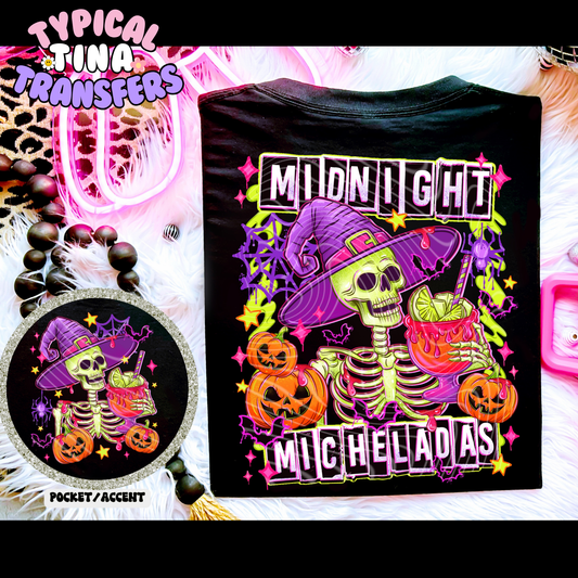 Midnight Margaritas skellie | DTF Transfer | POD