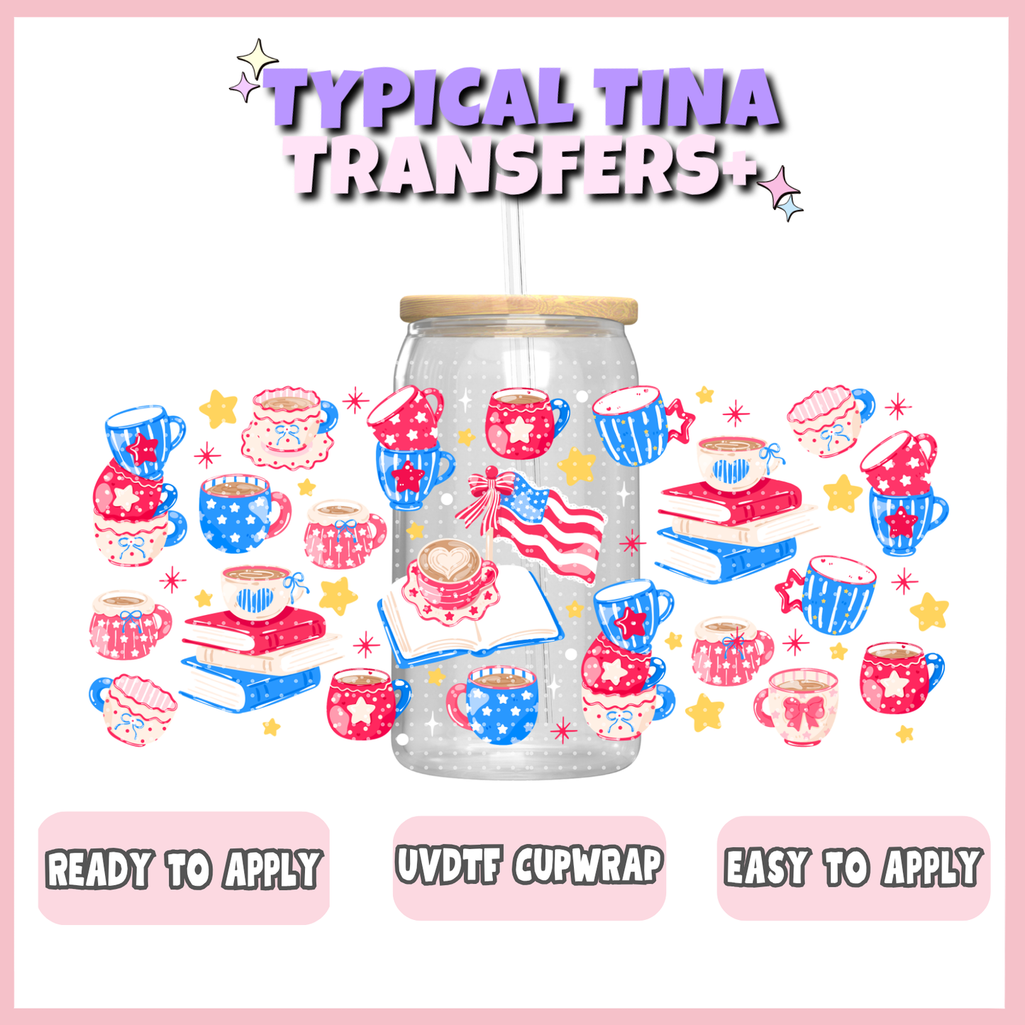 UVDTF #12103 | 16oz UVDTF Wrap | POD