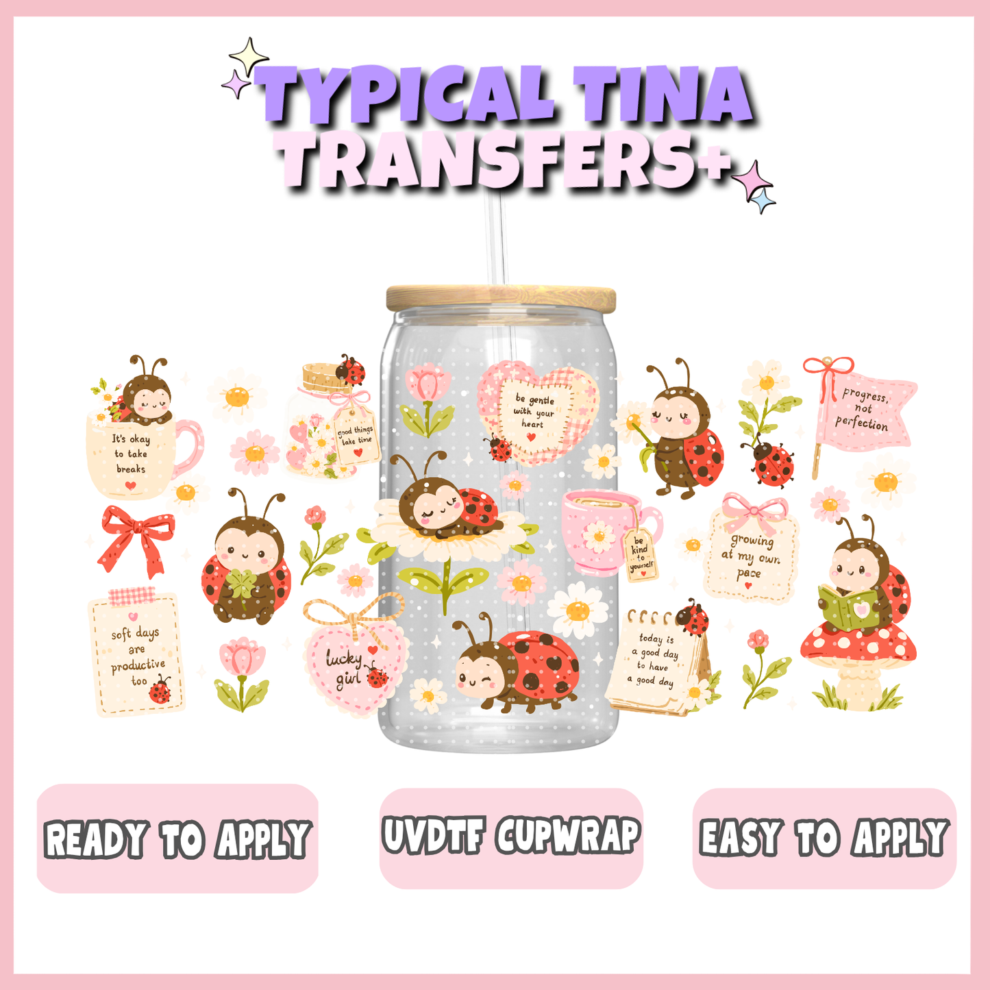 UVDTF #12108 | 16oz UVDTF Wrap | POD