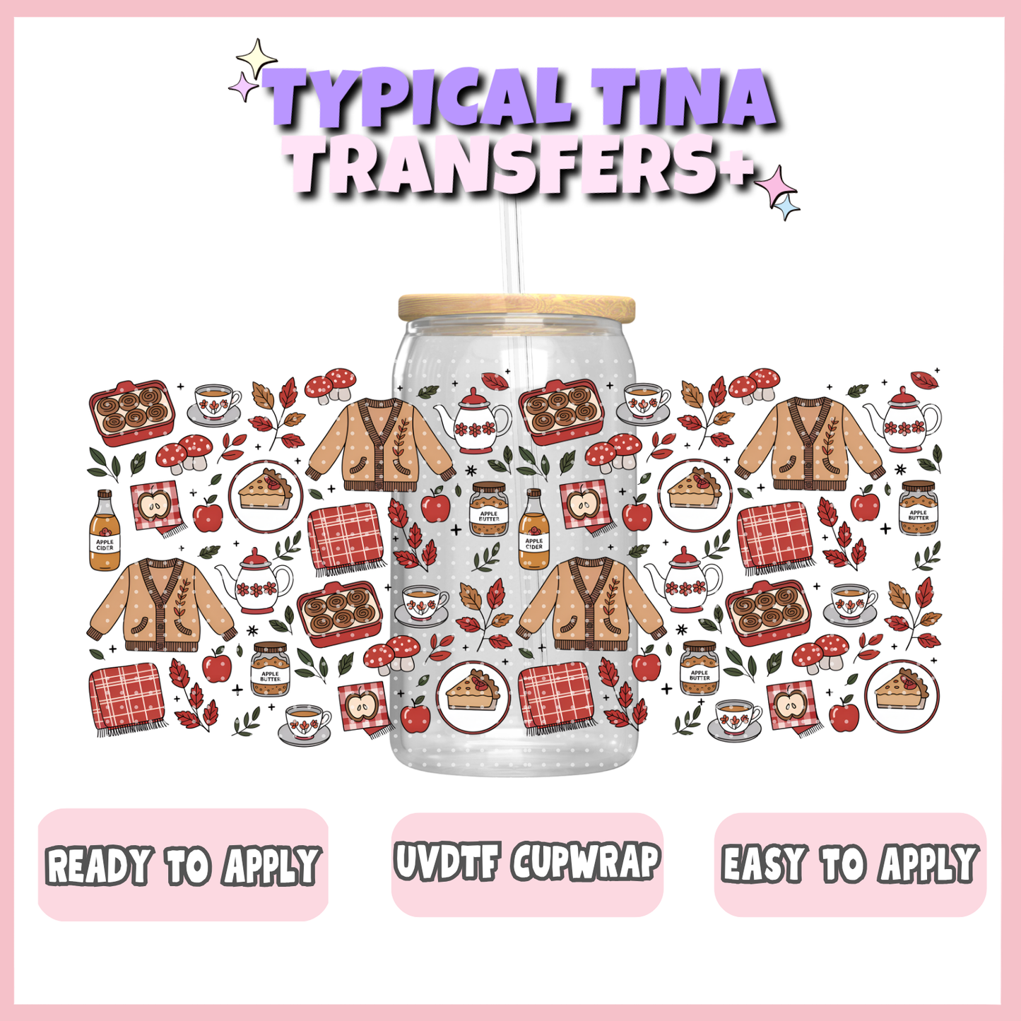 UVDTF #12115 | 16oz UVDTF Wrap | POD