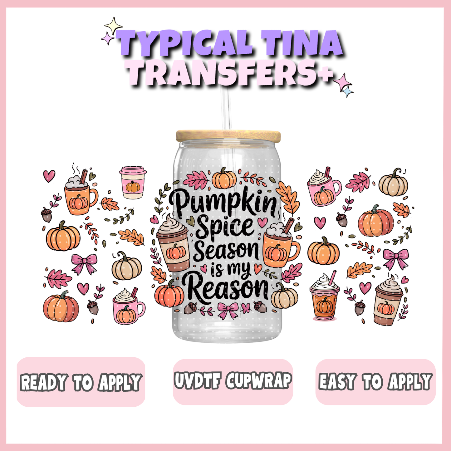UVDTF #12117 | 16oz UVDTF Wrap | POD