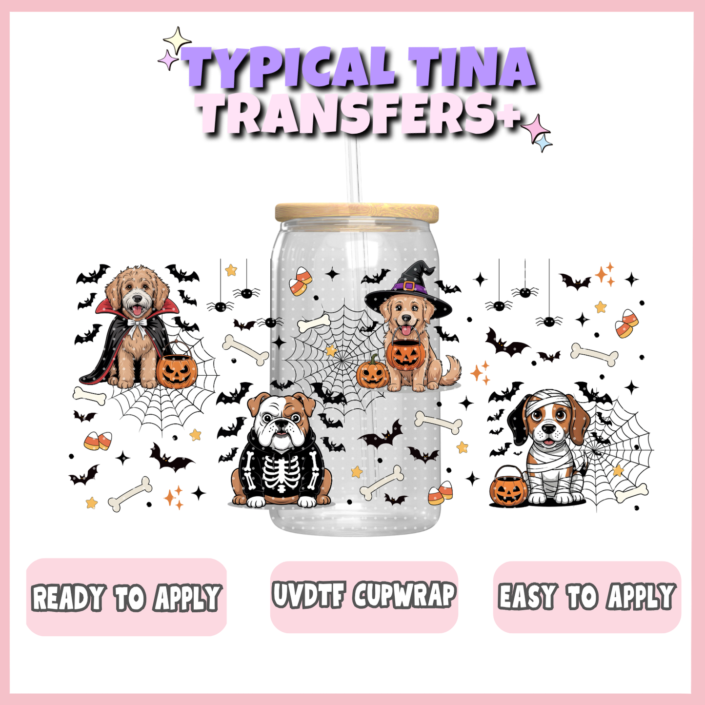 UVDTF #12121 | 16oz UVDTF Wrap | POD