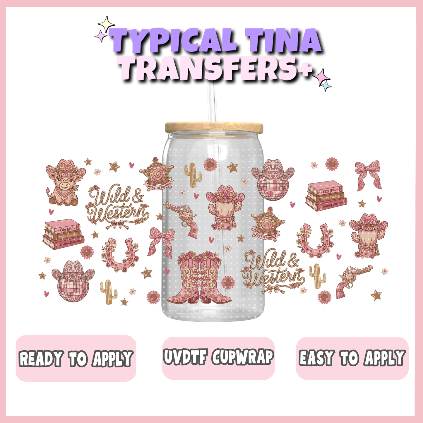 UVDTF #12125 | 16oz UVDTF Wrap | POD
