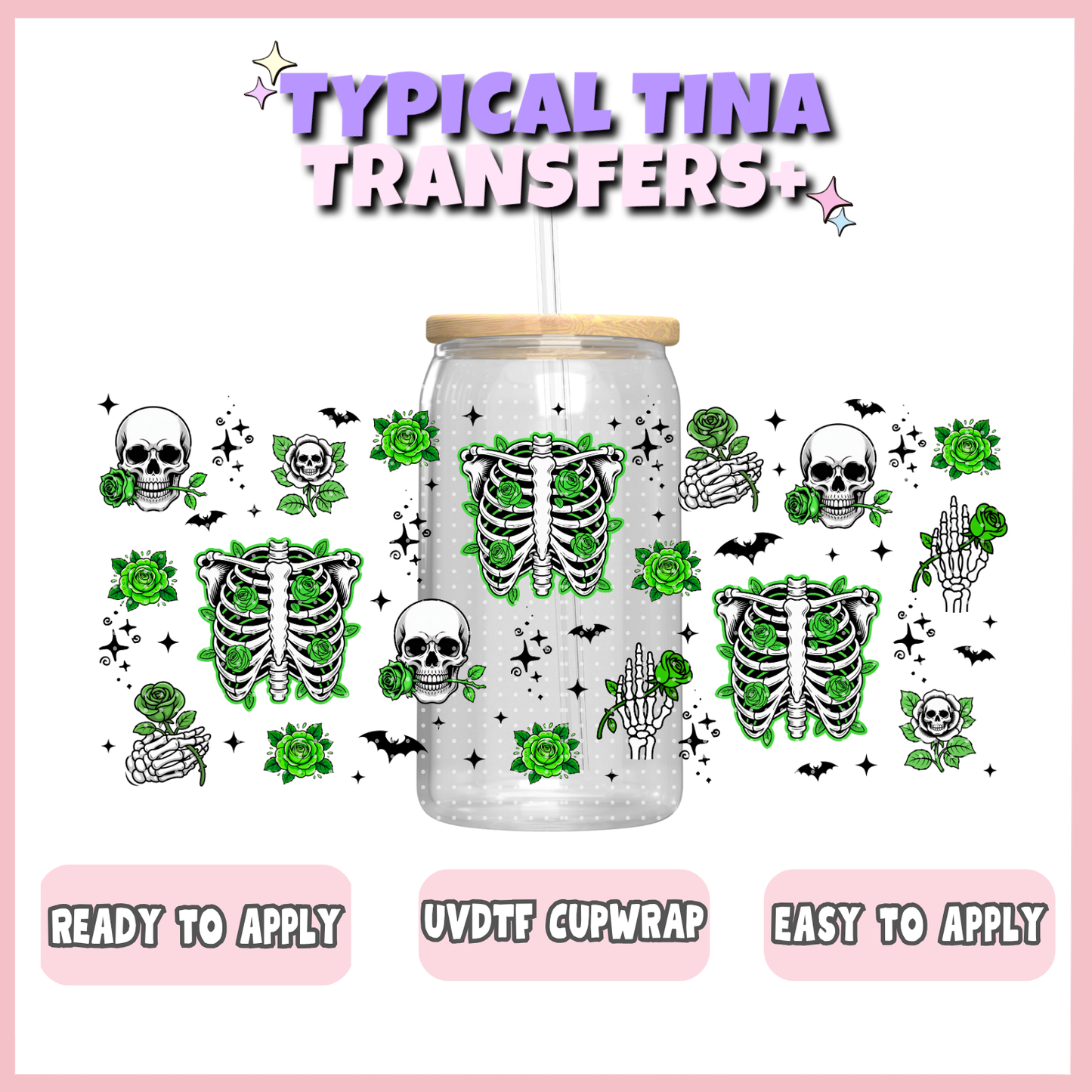 UVDTF #12130 | 16oz UVDTF Wrap | POD