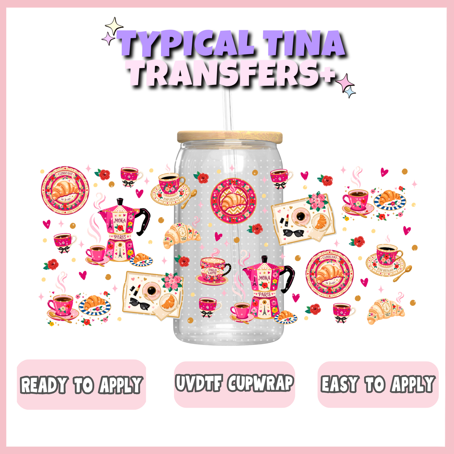 UVDTF #12135 | 16oz UVDTF Wrap | POD