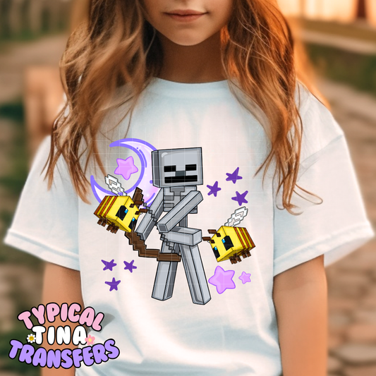 Mine-craft Game | DTF Screen Print | POD - choose design