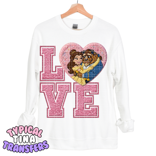 Beauty and B Faux Patch | DTF Transfers | POD