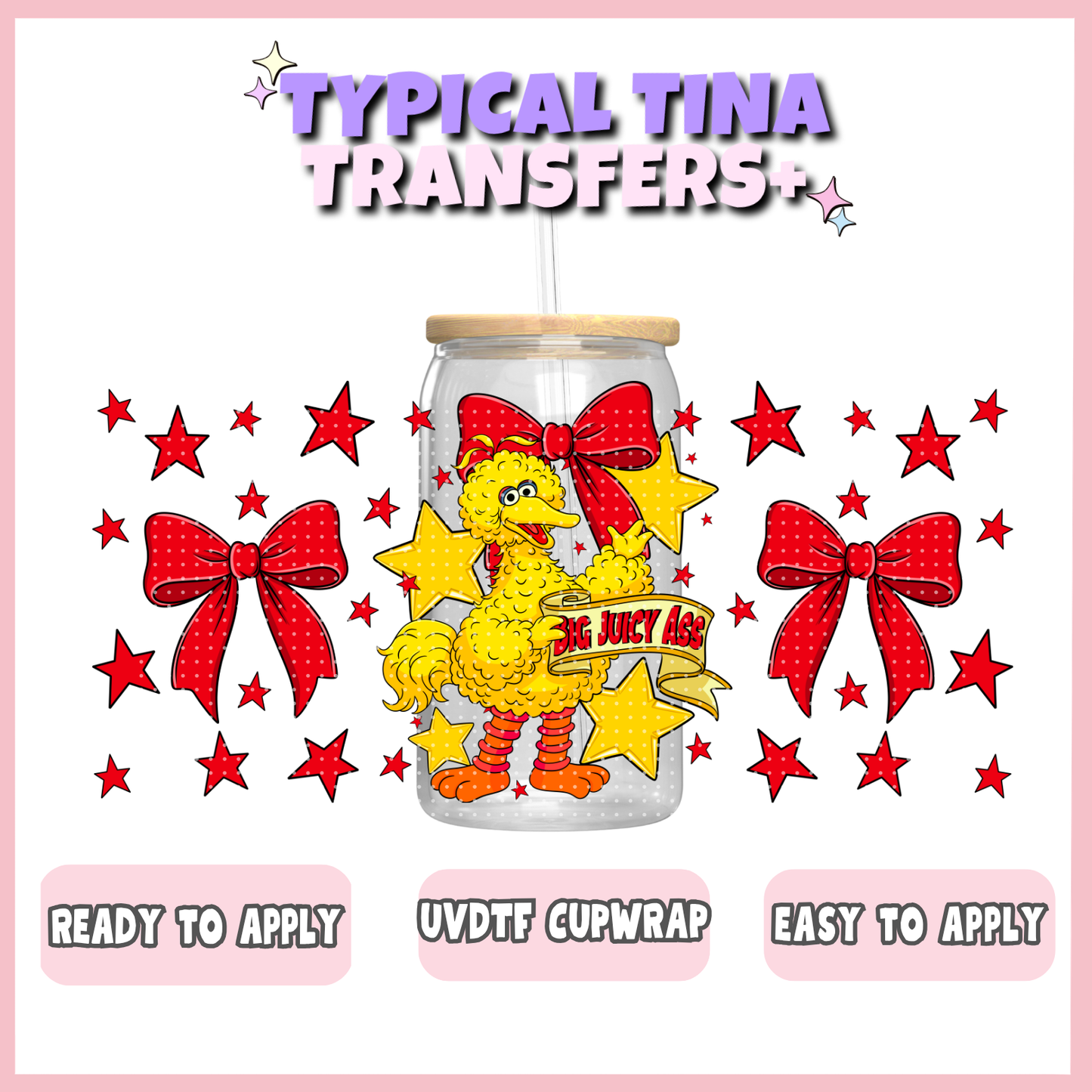 UVDTF #12201 | 16oz UVDTF Wrap | POD