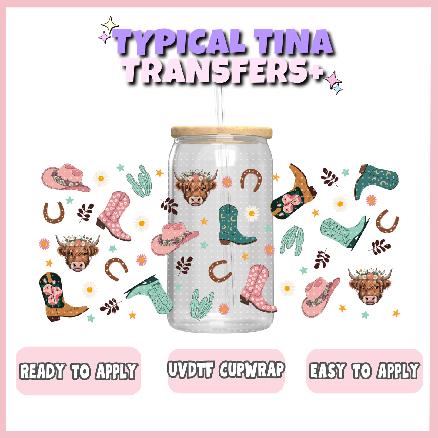 UVDTF #12214 | 16oz UVDTF Wrap | RTS