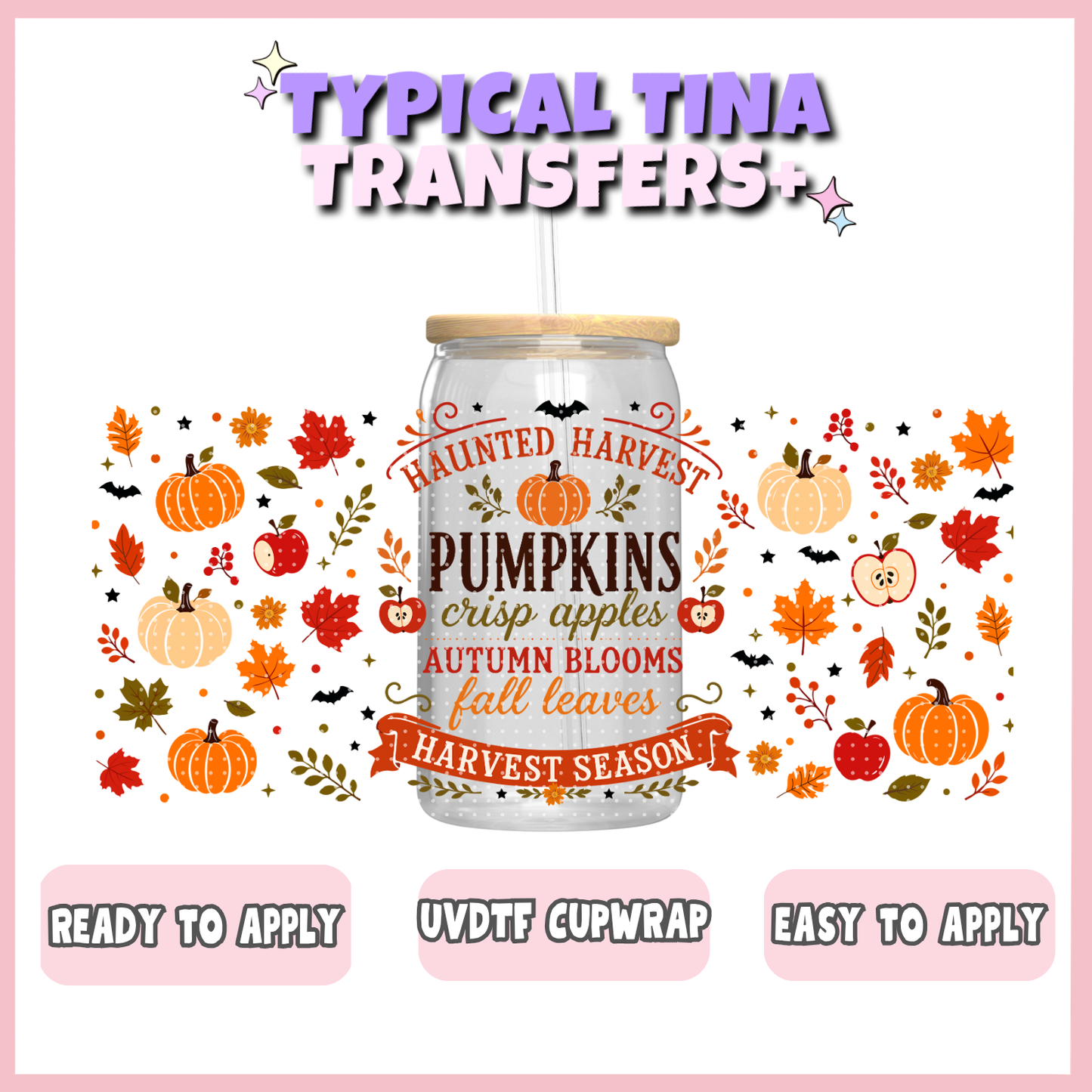 UVDTF #12221 | 16oz UVDTF Wrap | POD