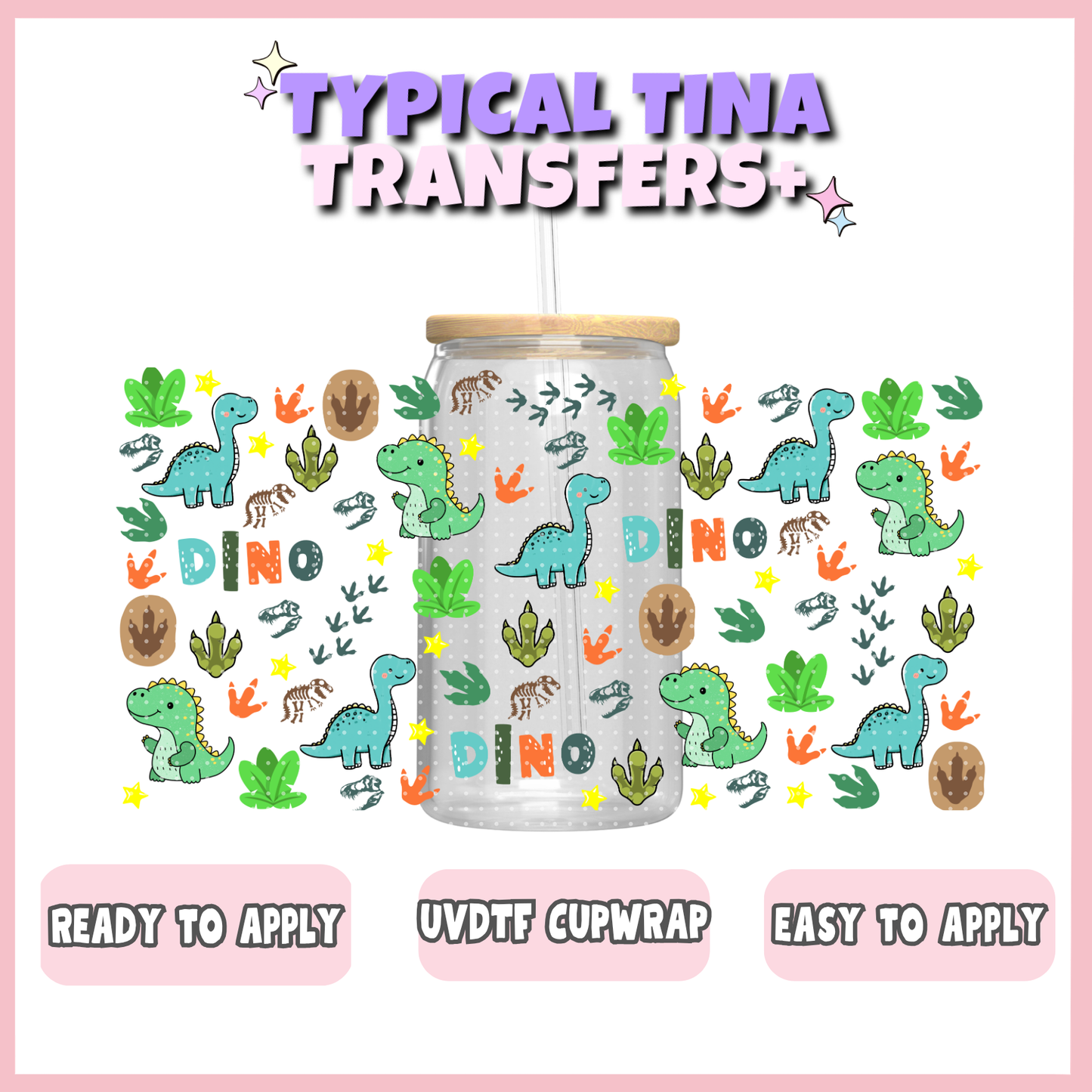 UVDTF #12228 | 16oz UVDTF Wrap | RTS