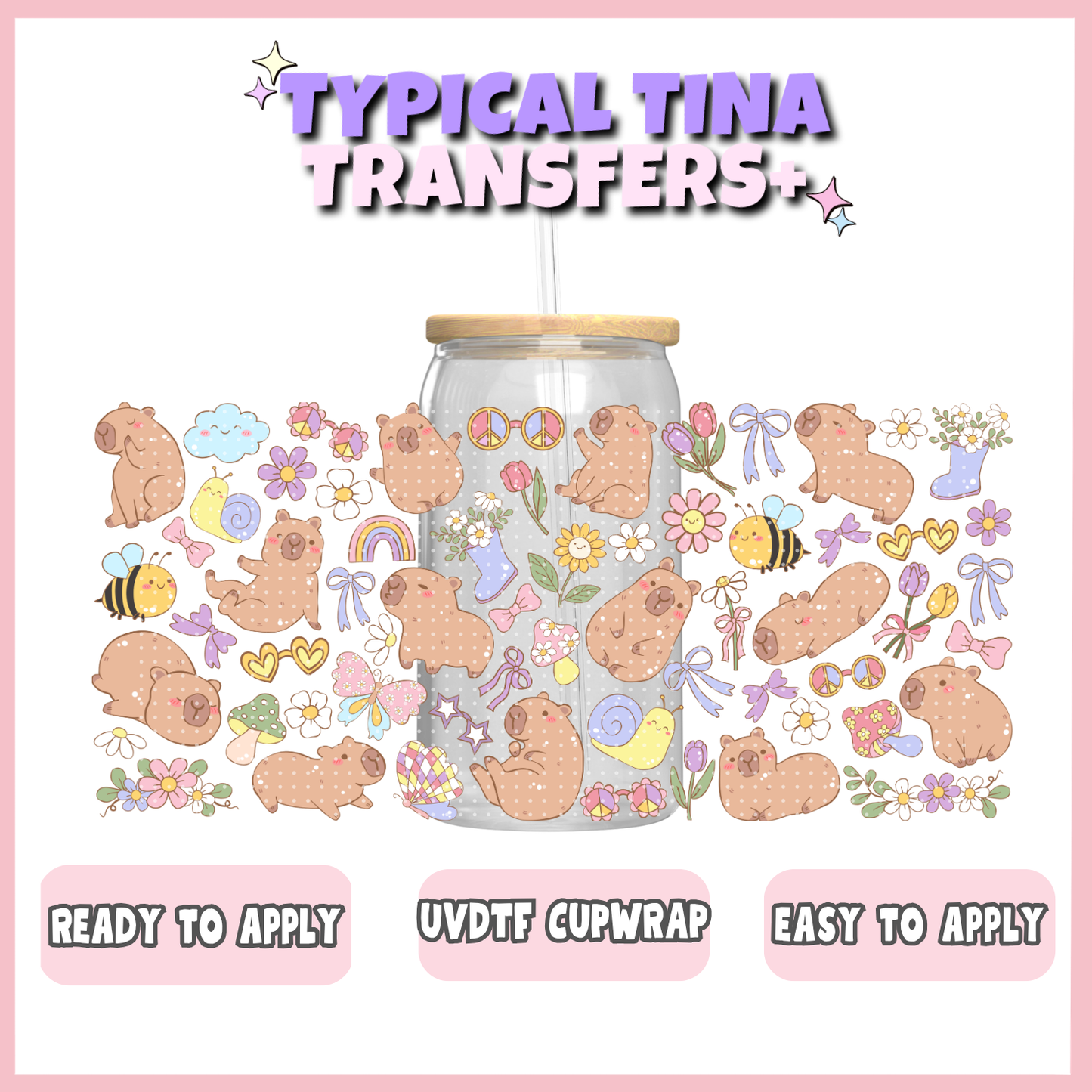 UVDTF #12230 | 16oz UVDTF Wrap | POD