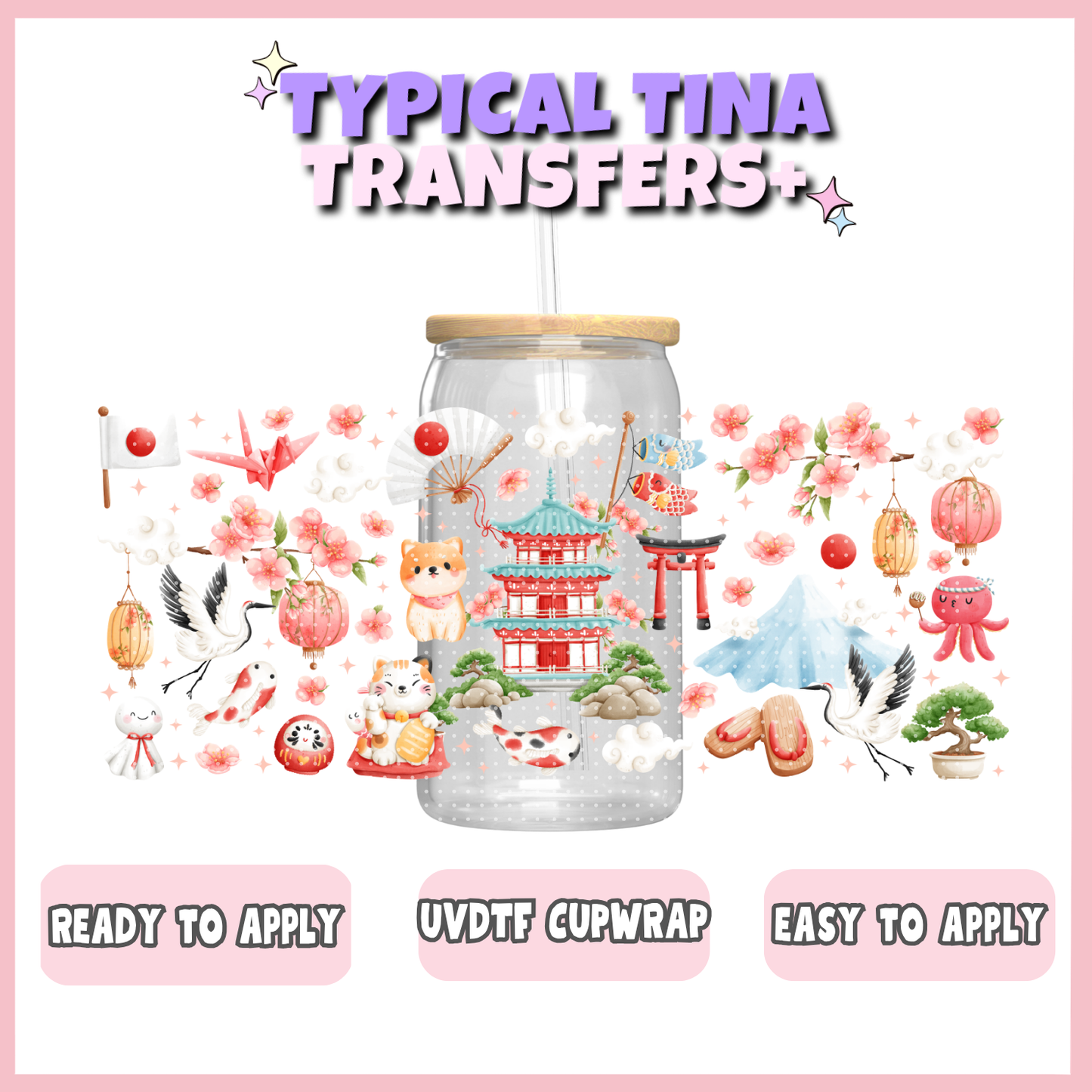 UVDTF #12262 | 16oz UVDTF Wrap | POD