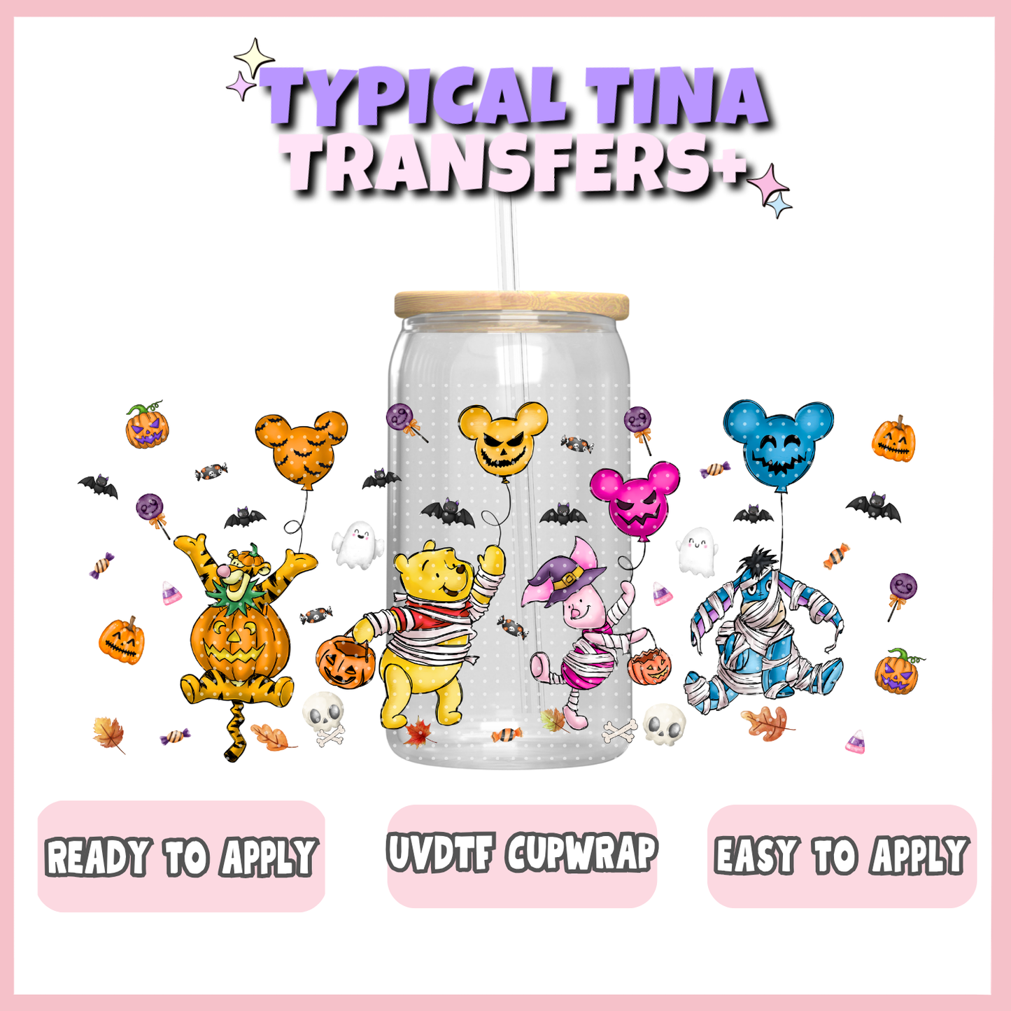 UVDTF #12281 | 16oz UVDTF Wrap | POD