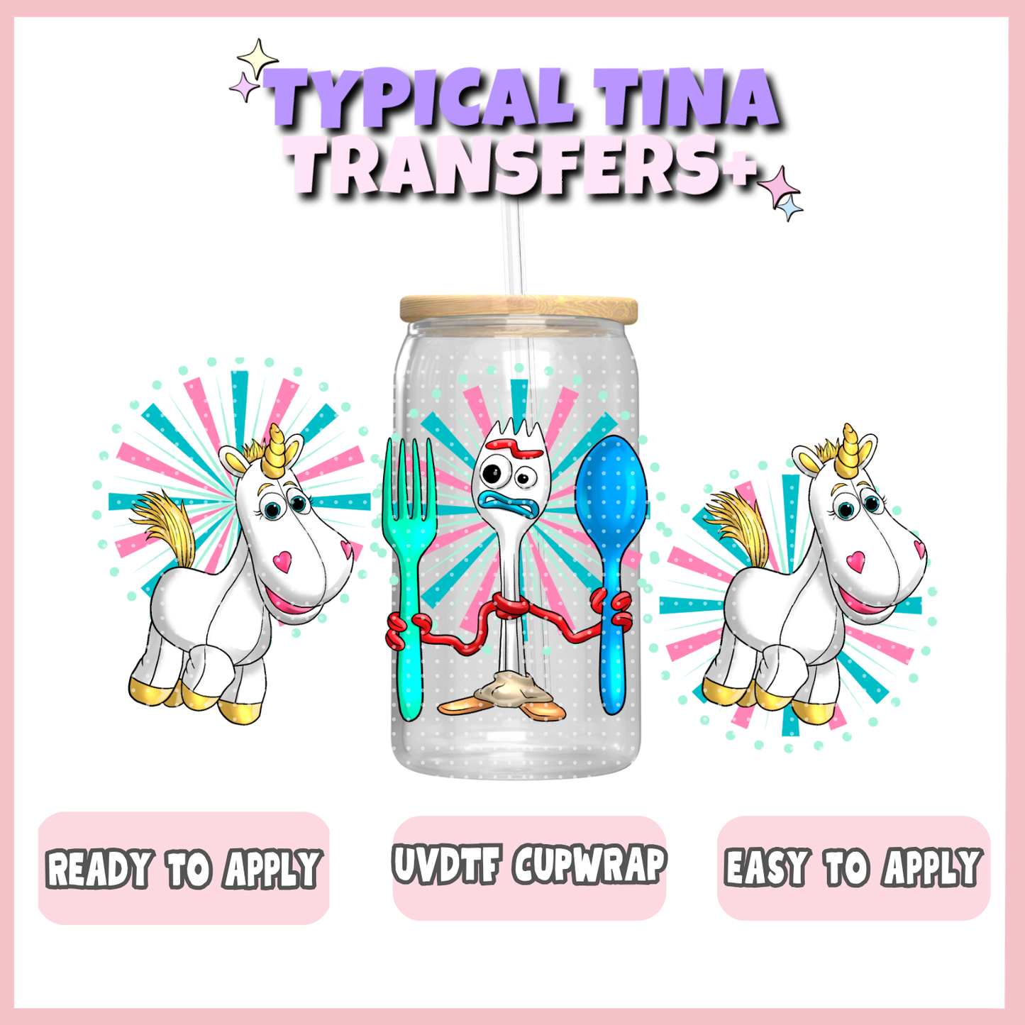 UVDTF #12288 | 16oz UVDTF Wrap | POD