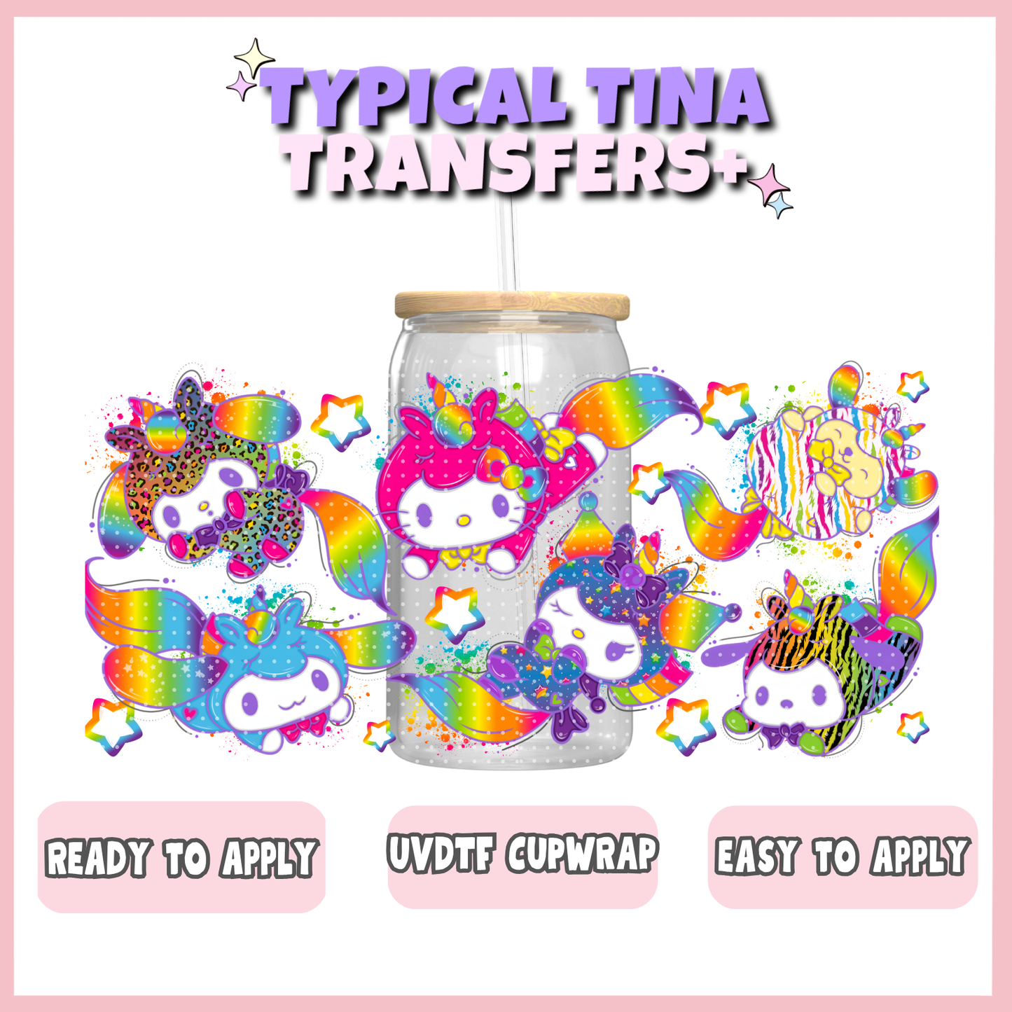 UVDTF #12322 | 16oz UVDTF Wrap | POD