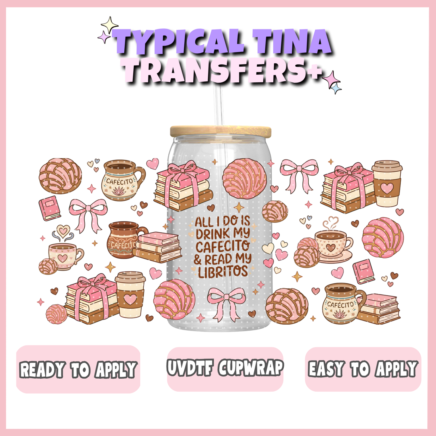 UVDTF #12329 | 16oz UVDTF Wrap | POD