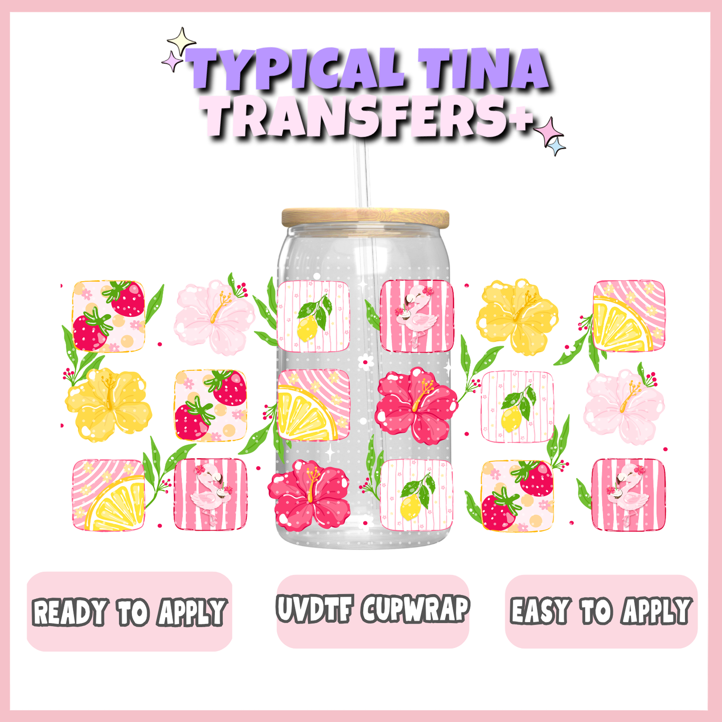 UVDTF #12332 | 16oz UVDTF Wrap | POD