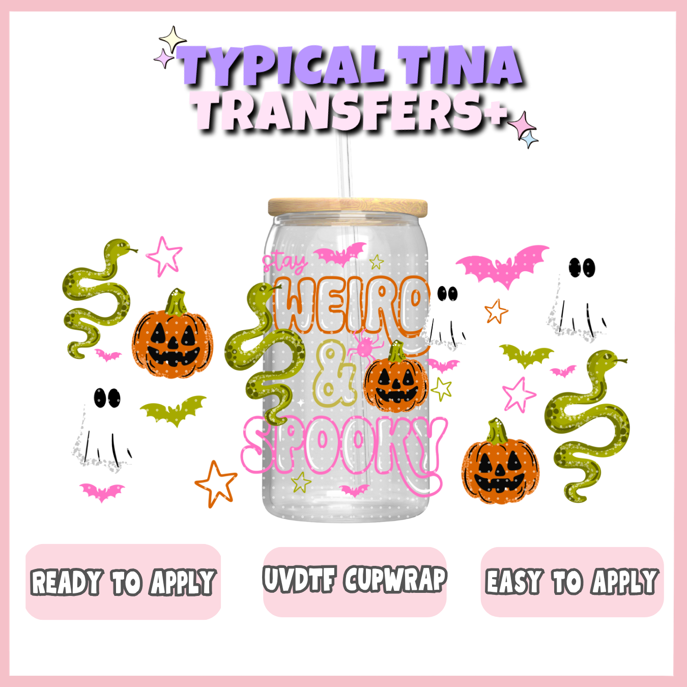 UVDTF #12364 | 16oz UVDTF Wrap | POD