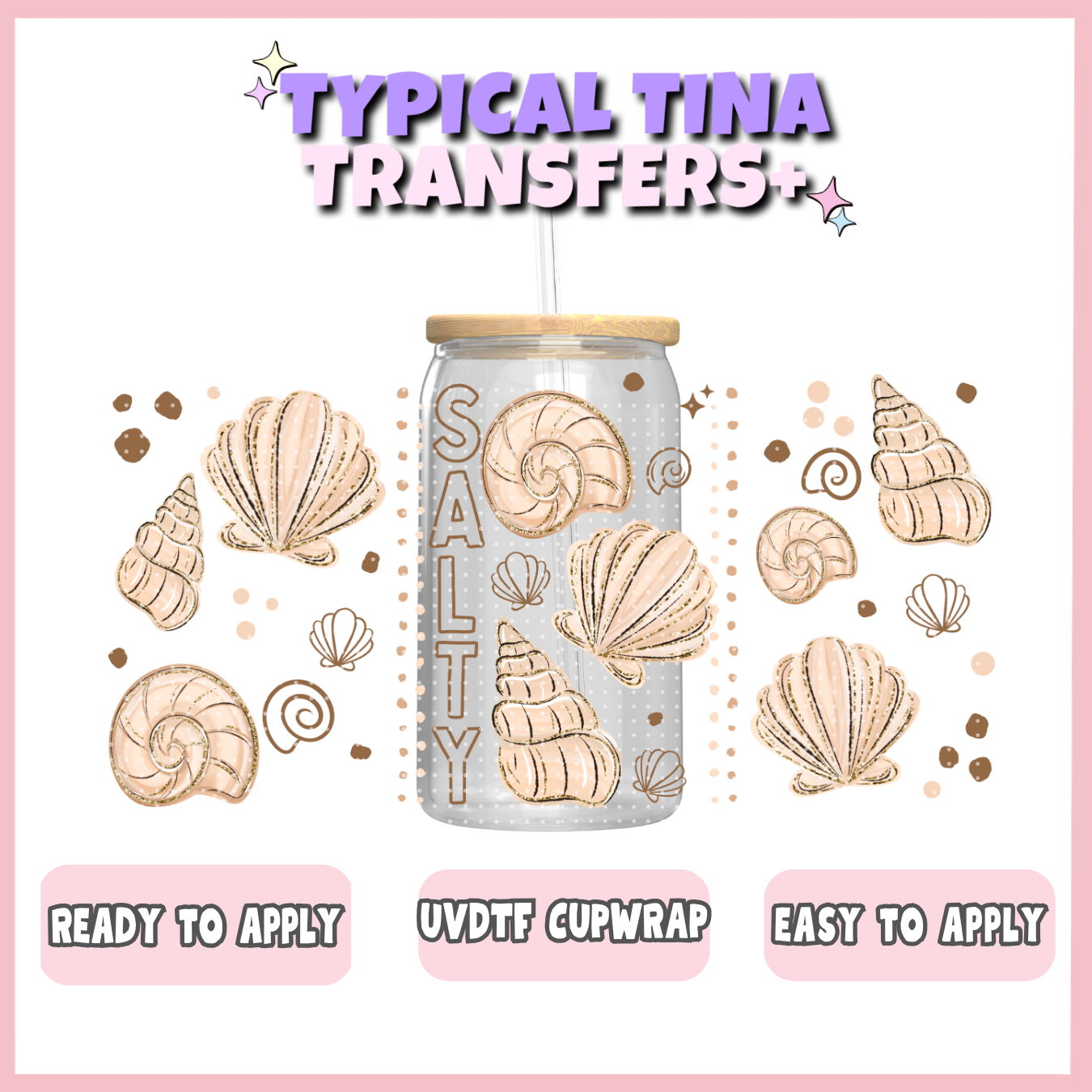 UVDTF #12365 | 16oz UVDTF Wrap | POD