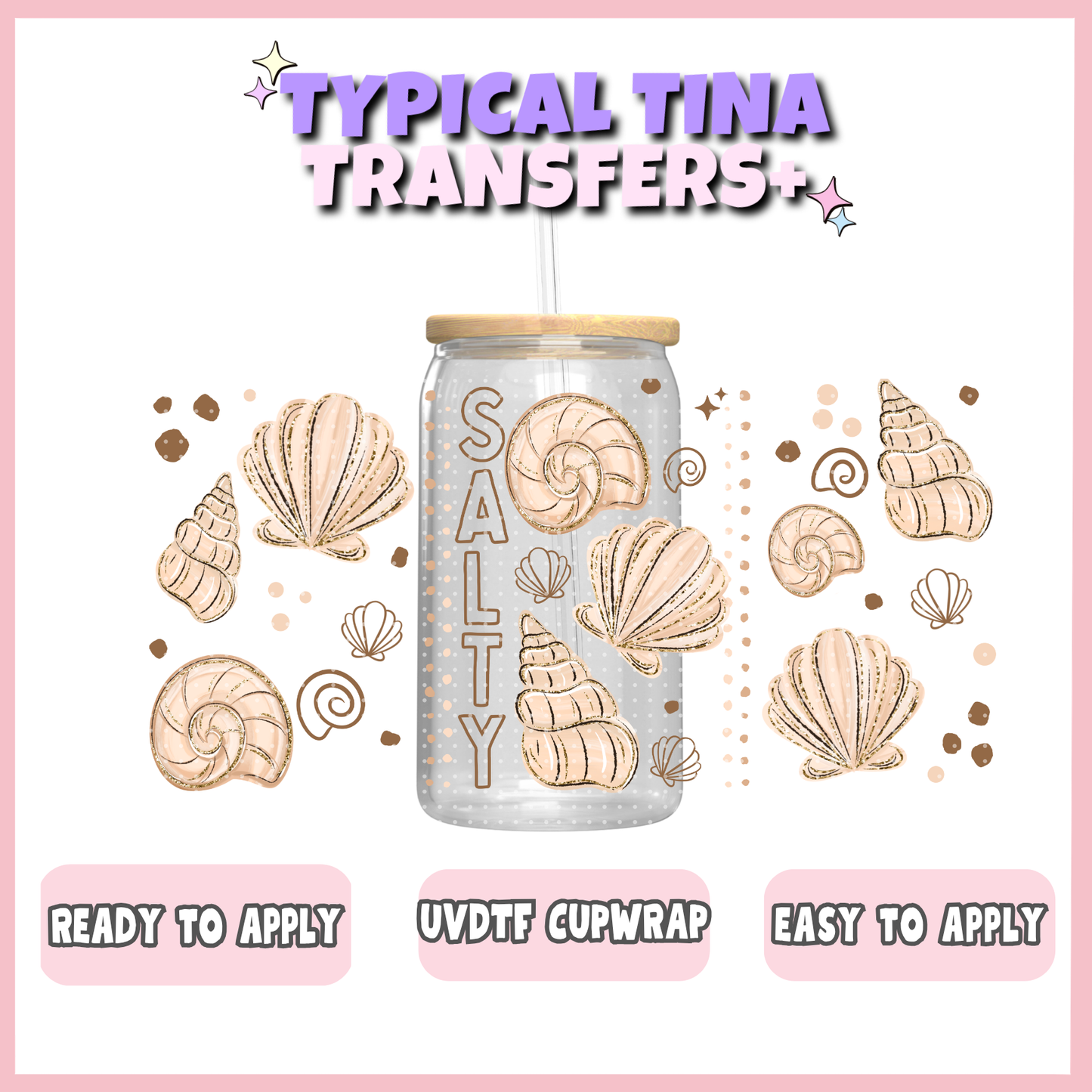 UVDTF #12365 | 16oz UVDTF Wrap | RTS