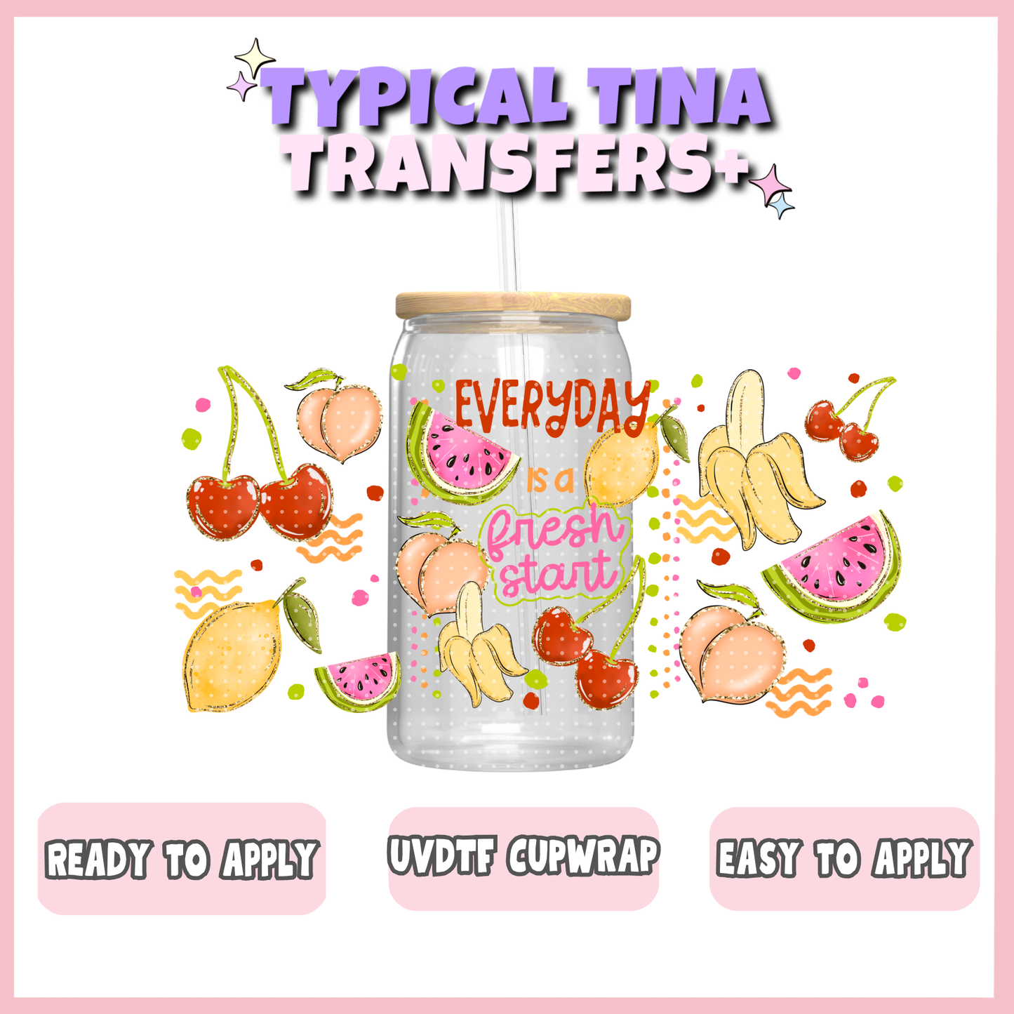UVDTF #12368 | 16oz UVDTF Wrap | RTS