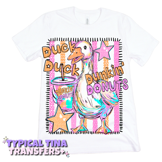 Goose: Duck Duck D Donuts | DTF Transfers | POD