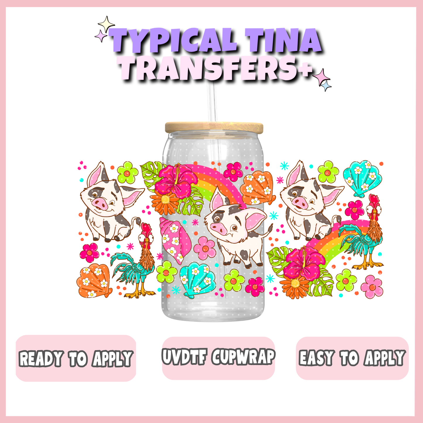 UVDTF #12403 | 16oz UVDTF Wrap | RTS