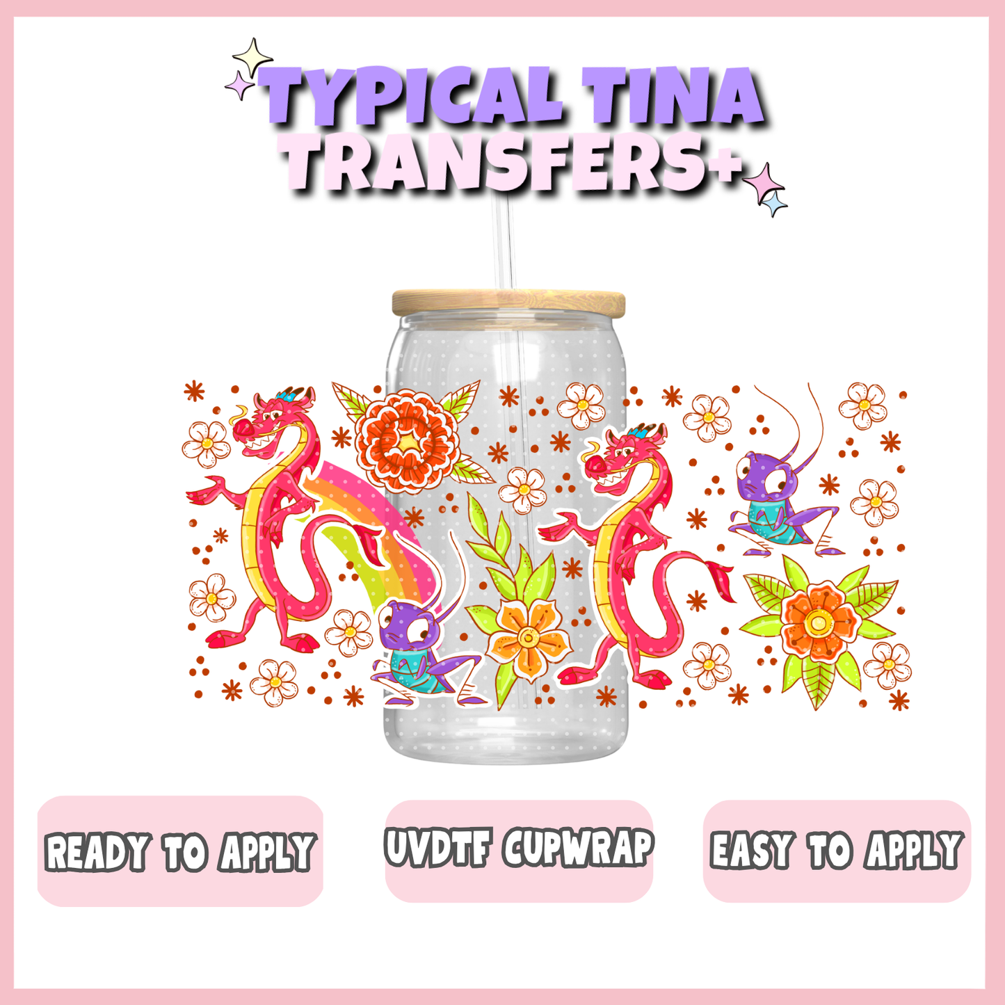 UVDTF #12404 | 16oz UVDTF Wrap | RTS