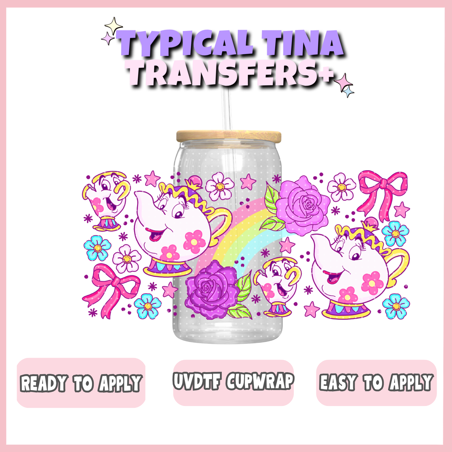 UVDTF #12409 | 16oz UVDTF Wrap | RTS