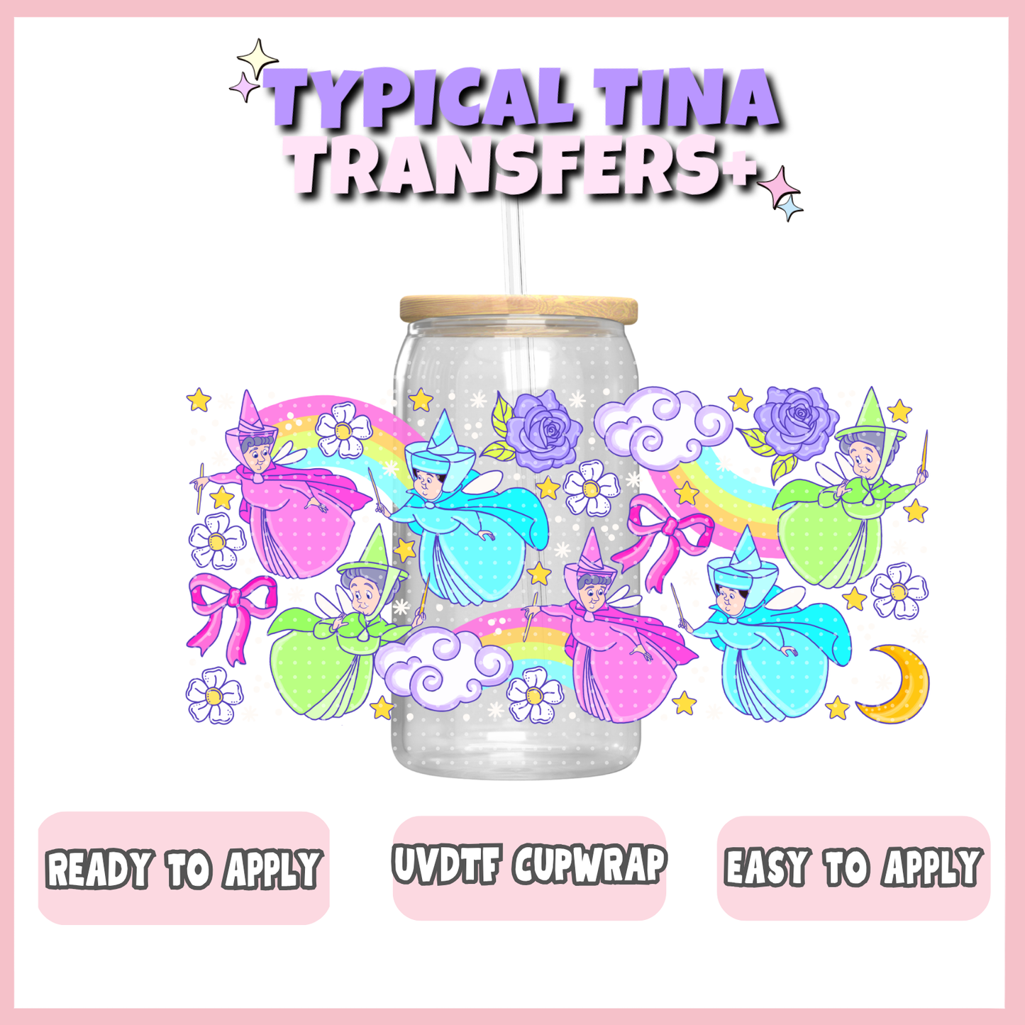 UVDTF #12411 | 16oz UVDTF Wrap | RTS