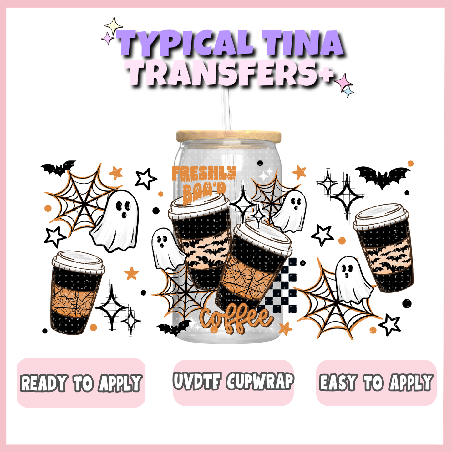 UVDTF #12463 | 16oz UVDTF Wrap | POD