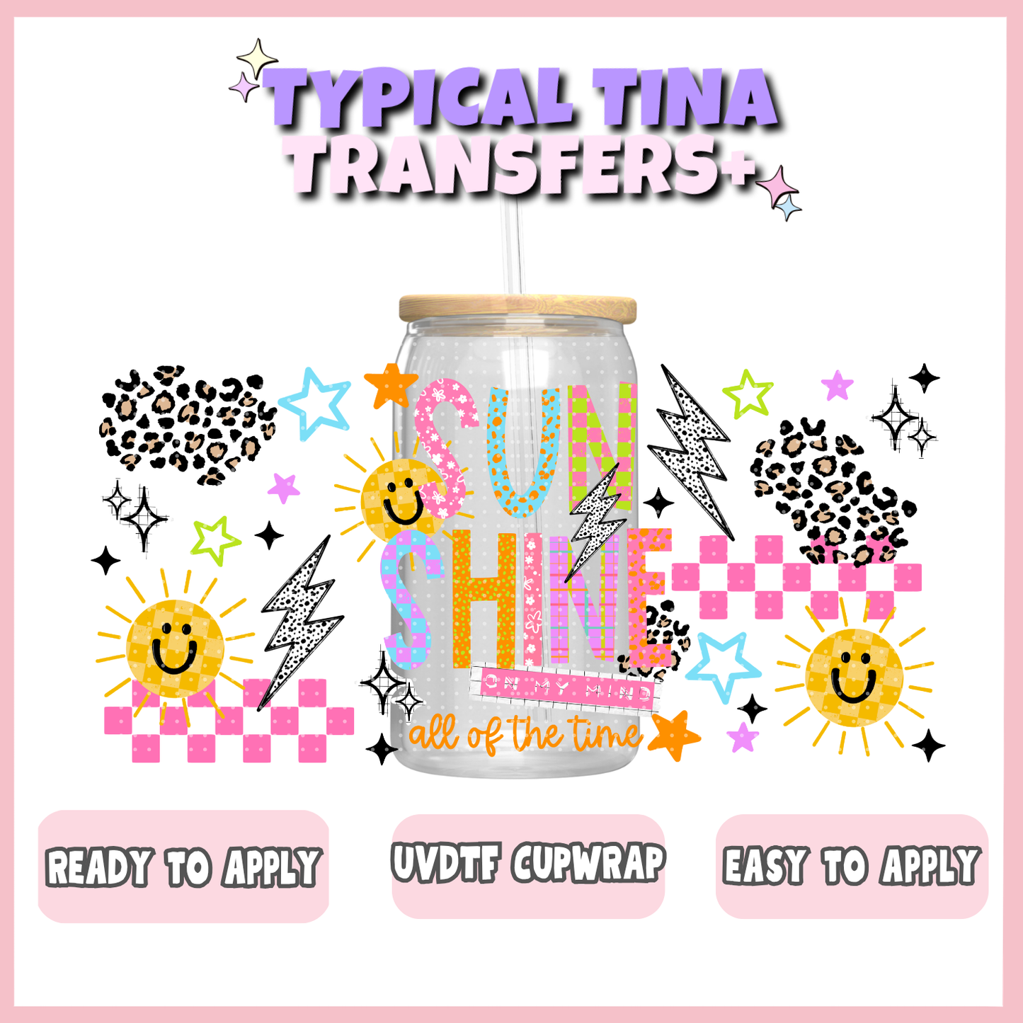 UVDTF #12464 | 16oz UVDTF Wrap | POD