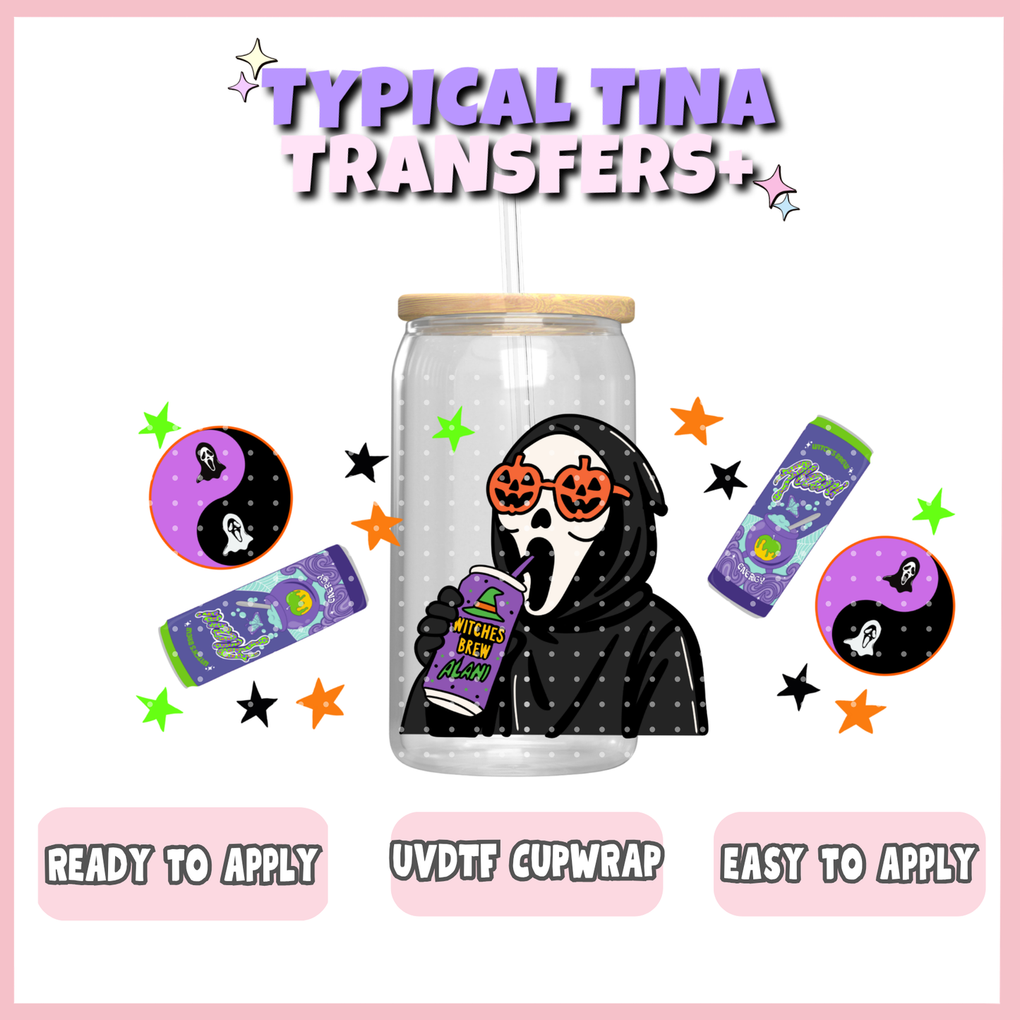 UVDTF #12560 | 16oz UVDTF Wrap | POD