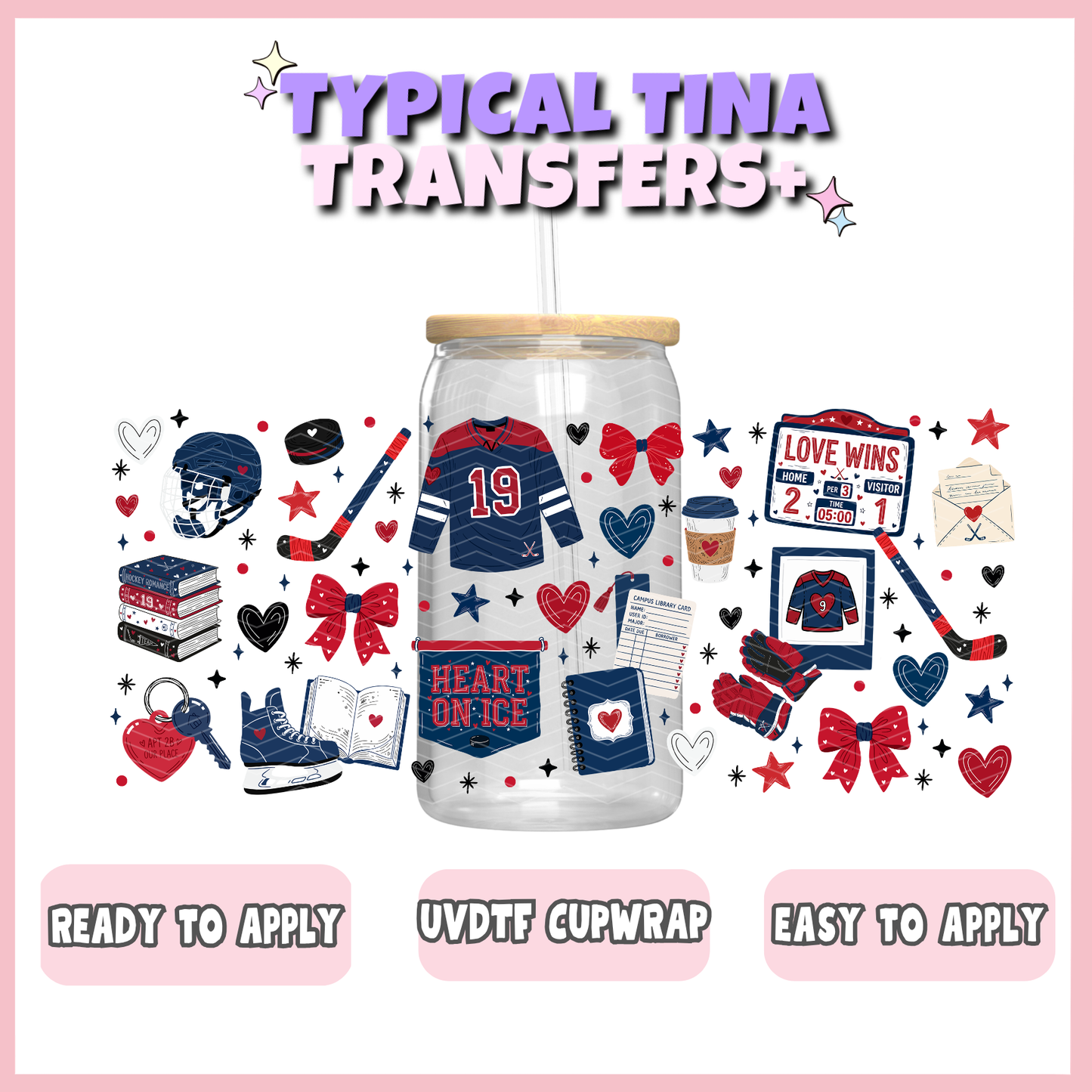 UVDTF #12689 | 16oz UVDTF Wrap | POD