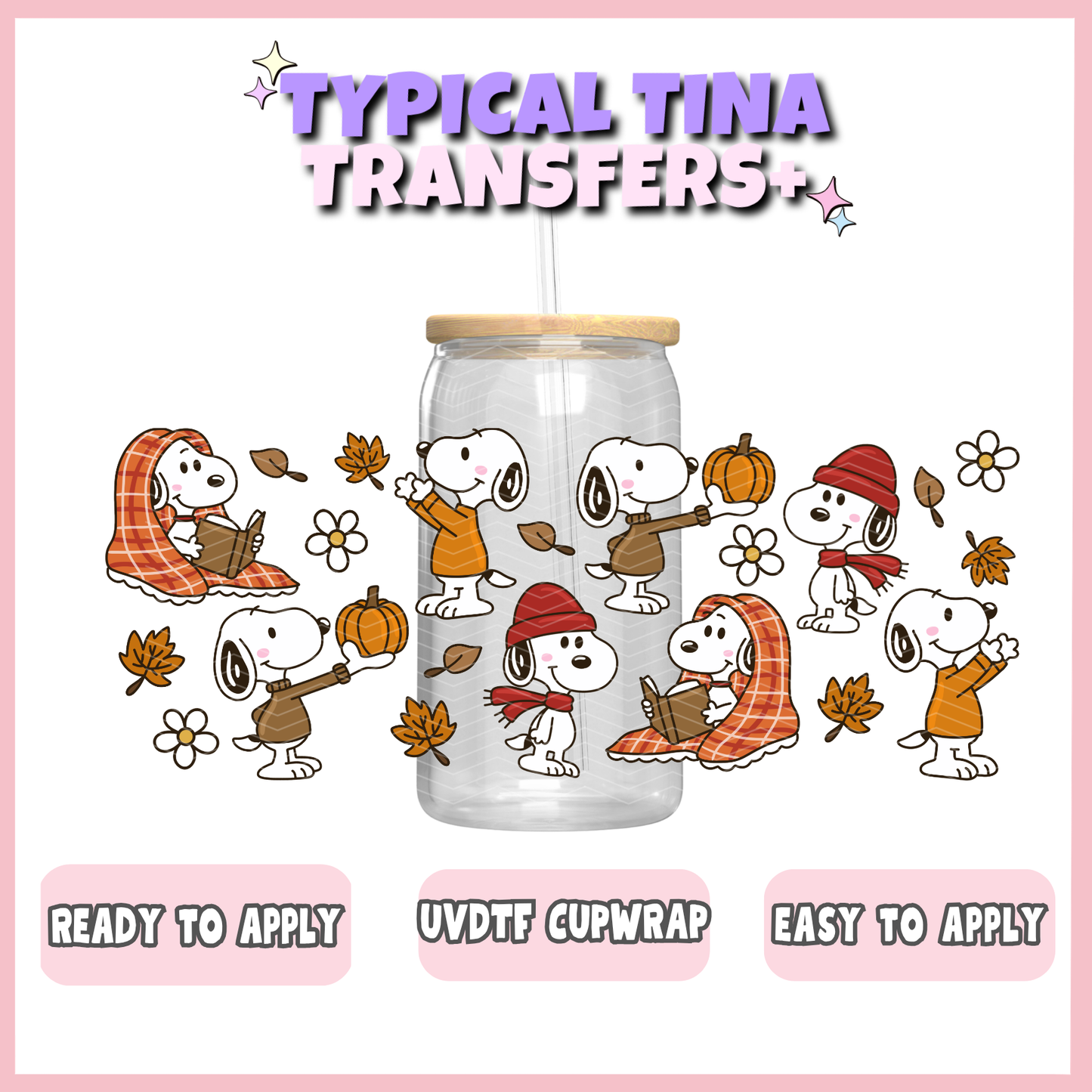 UVDTF #12705 | 16oz UVDTF Wrap | POD