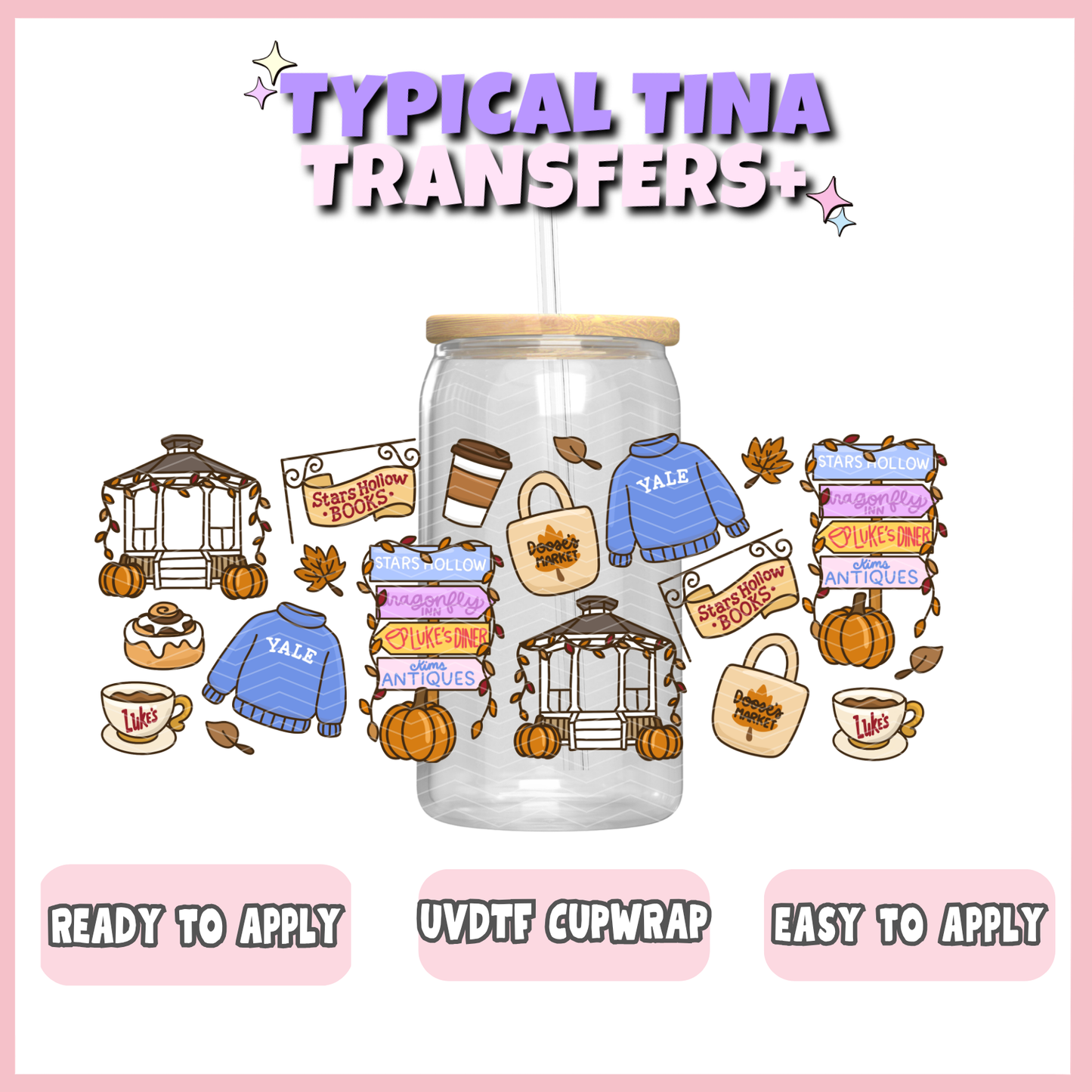 UVDTF #12712 | 16oz UVDTF Wrap | POD