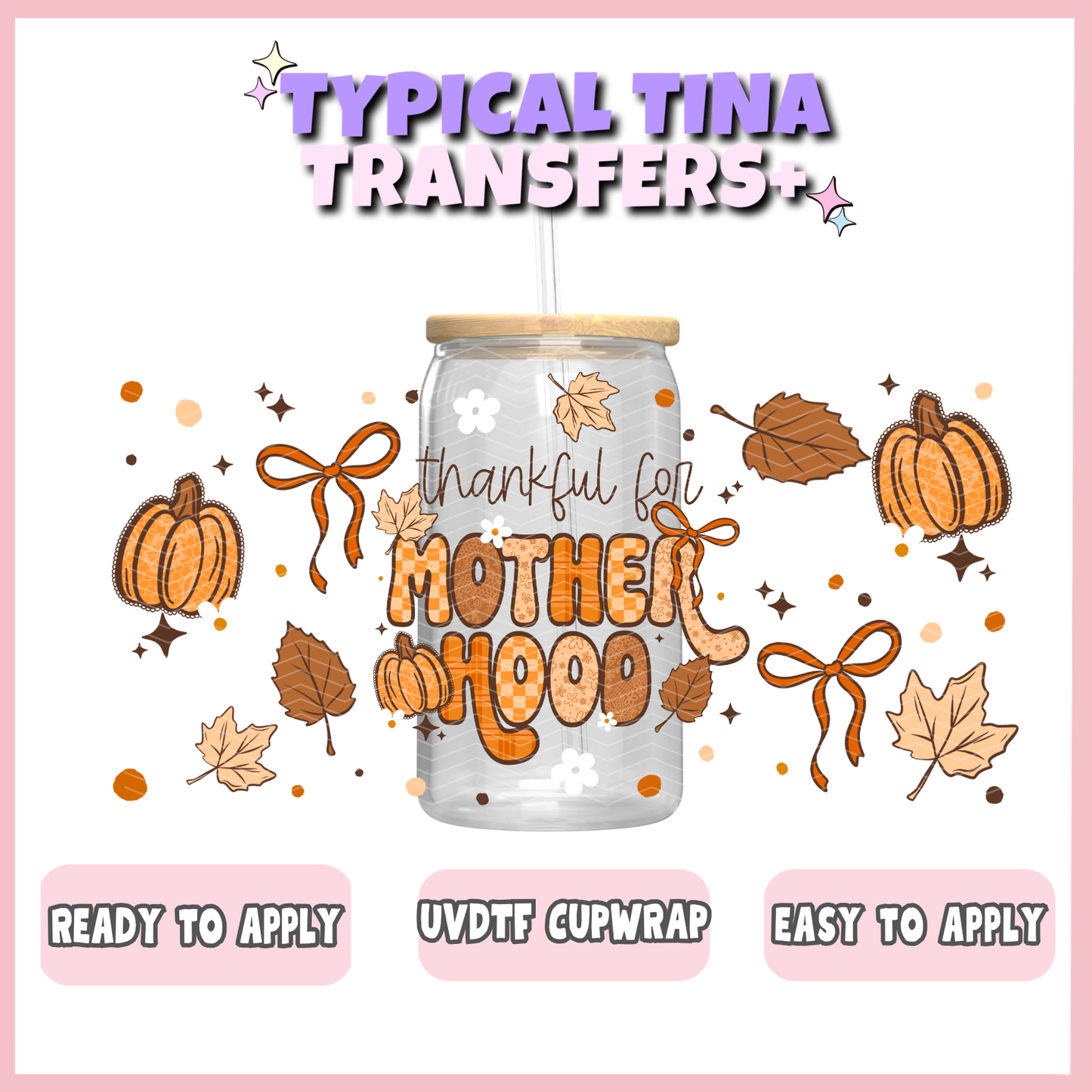 UVDTF #12788 | 16oz UVDTF Wrap | POD