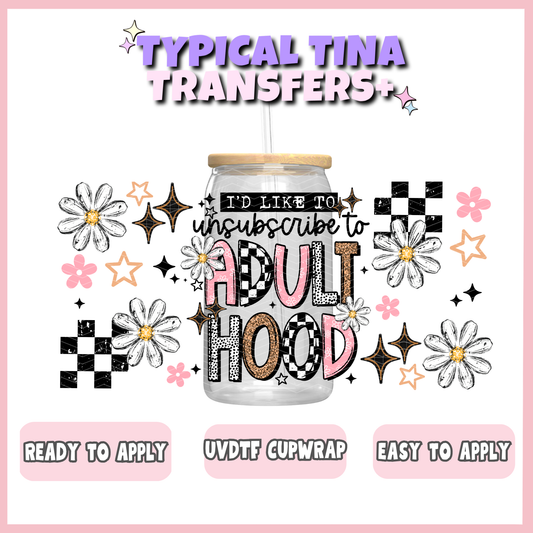 UVDTF #12795 | 16oz UVDTF Wrap | POD