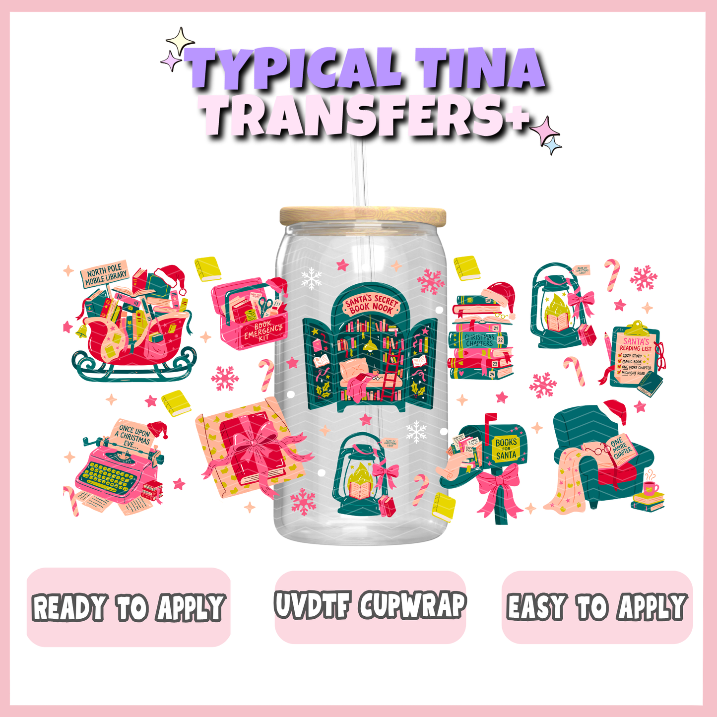 UVDTF #12858 | 16oz UVDTF Wrap | POD