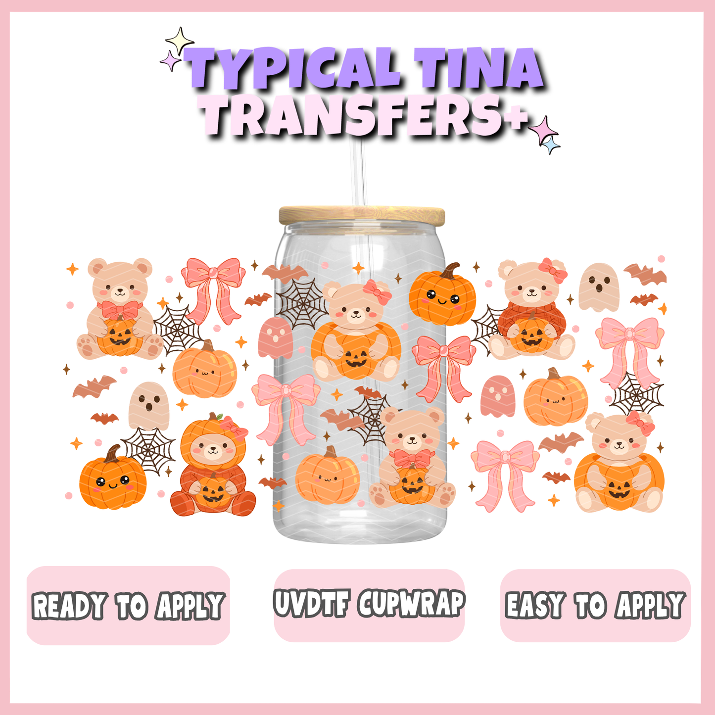 UVDTF #12865 | 16oz UVDTF Wrap | POD