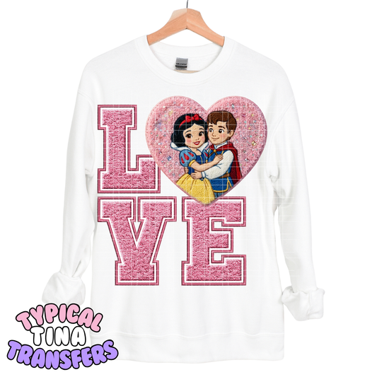 Snow and Prince Faux Patch | DTF Transfers | POD