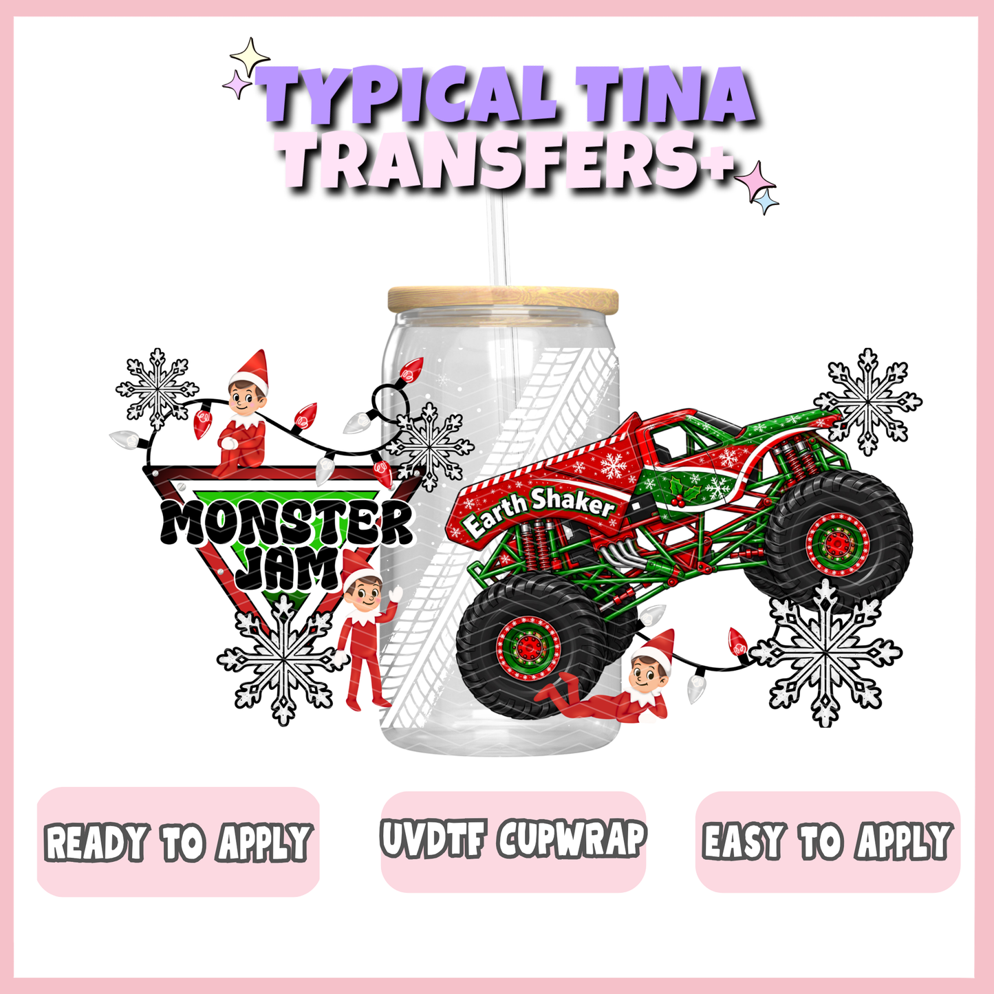 UVDTF #12902 | 16oz UVDTF Wrap | POD