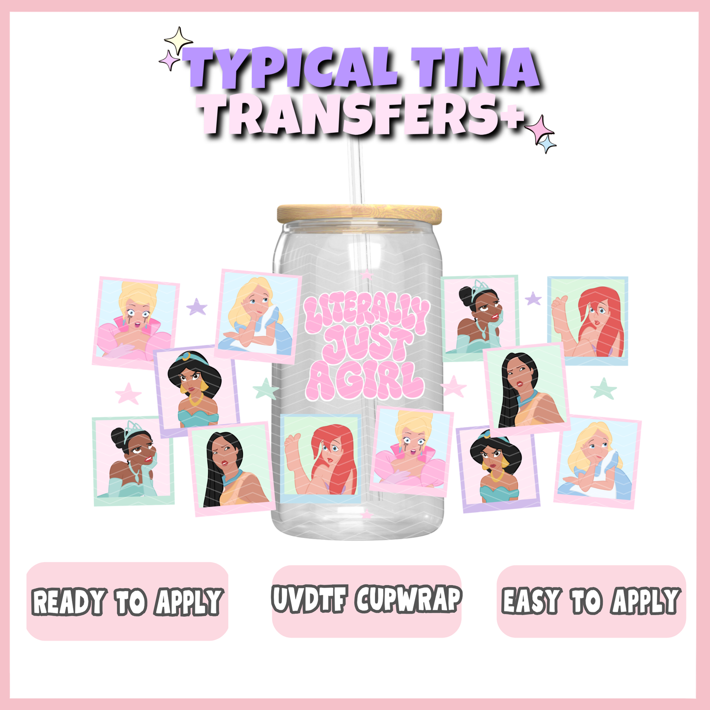 UVDTF #12915 | 16oz UVDTF Wrap | POD