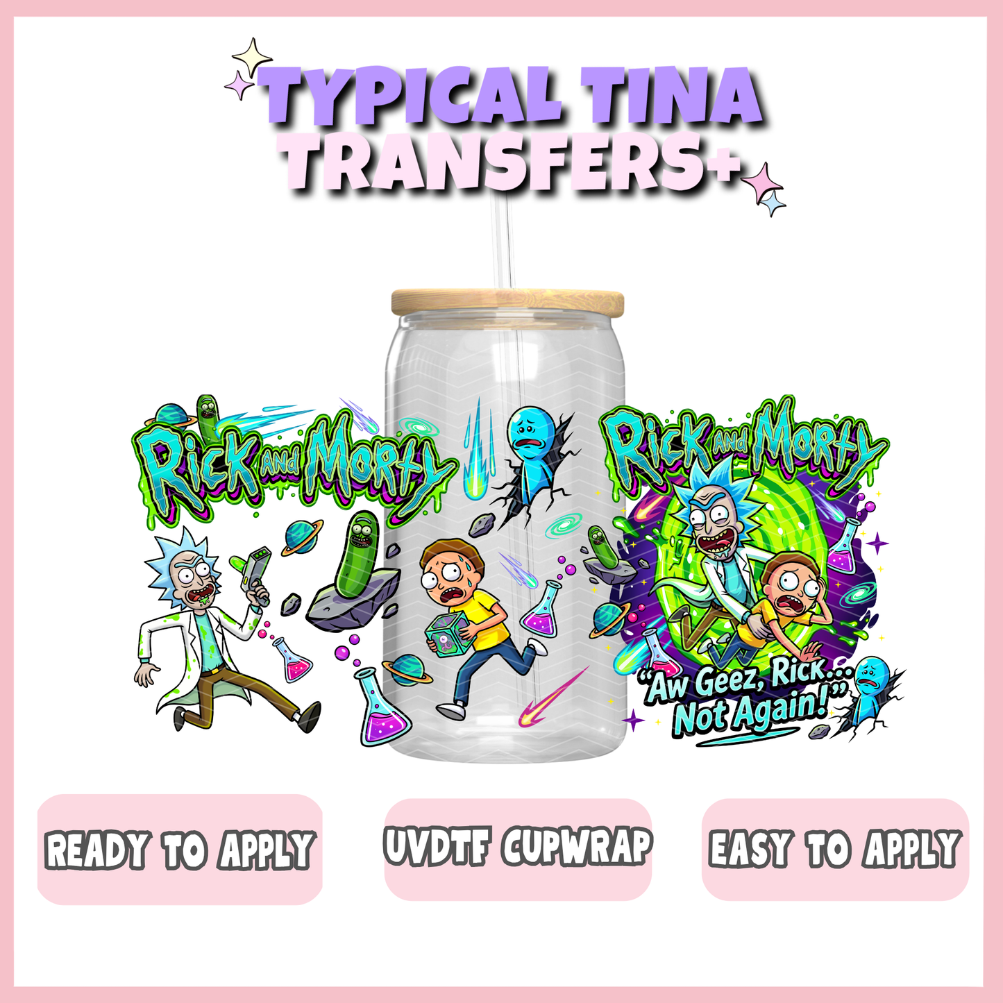 UVDTF #12917 | 16oz UVDTF Wrap | POD