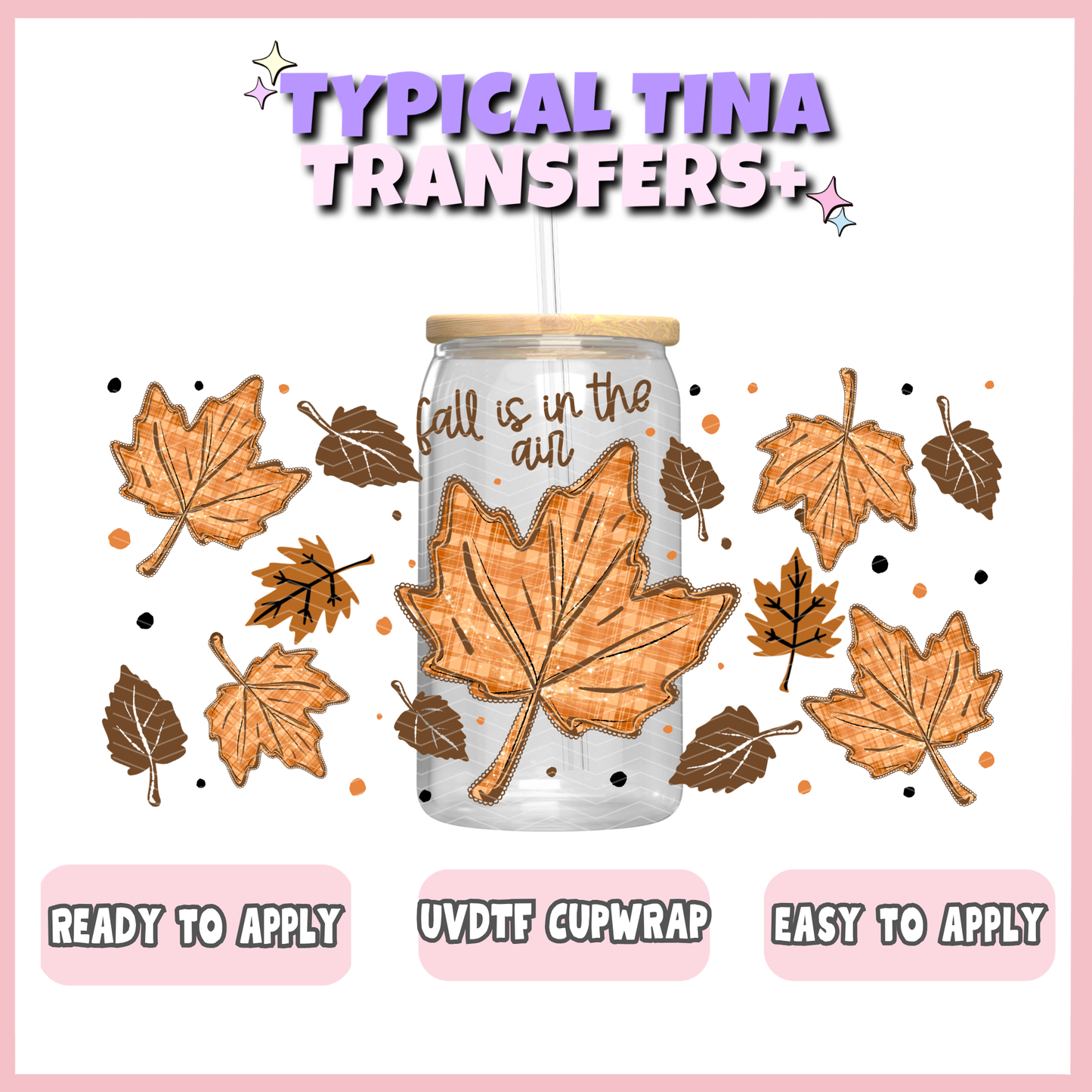 UVDTF #12931 | 16oz UVDTF Wrap | POD