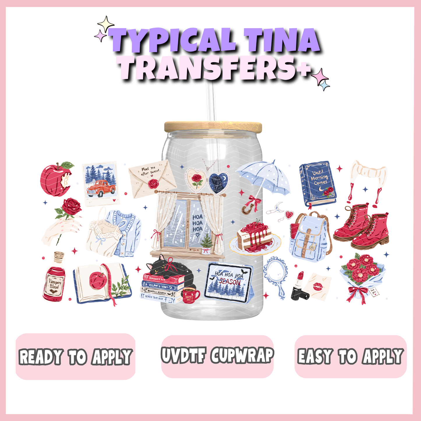 UVDTF #12982 | 16oz UVDTF Wrap | POD